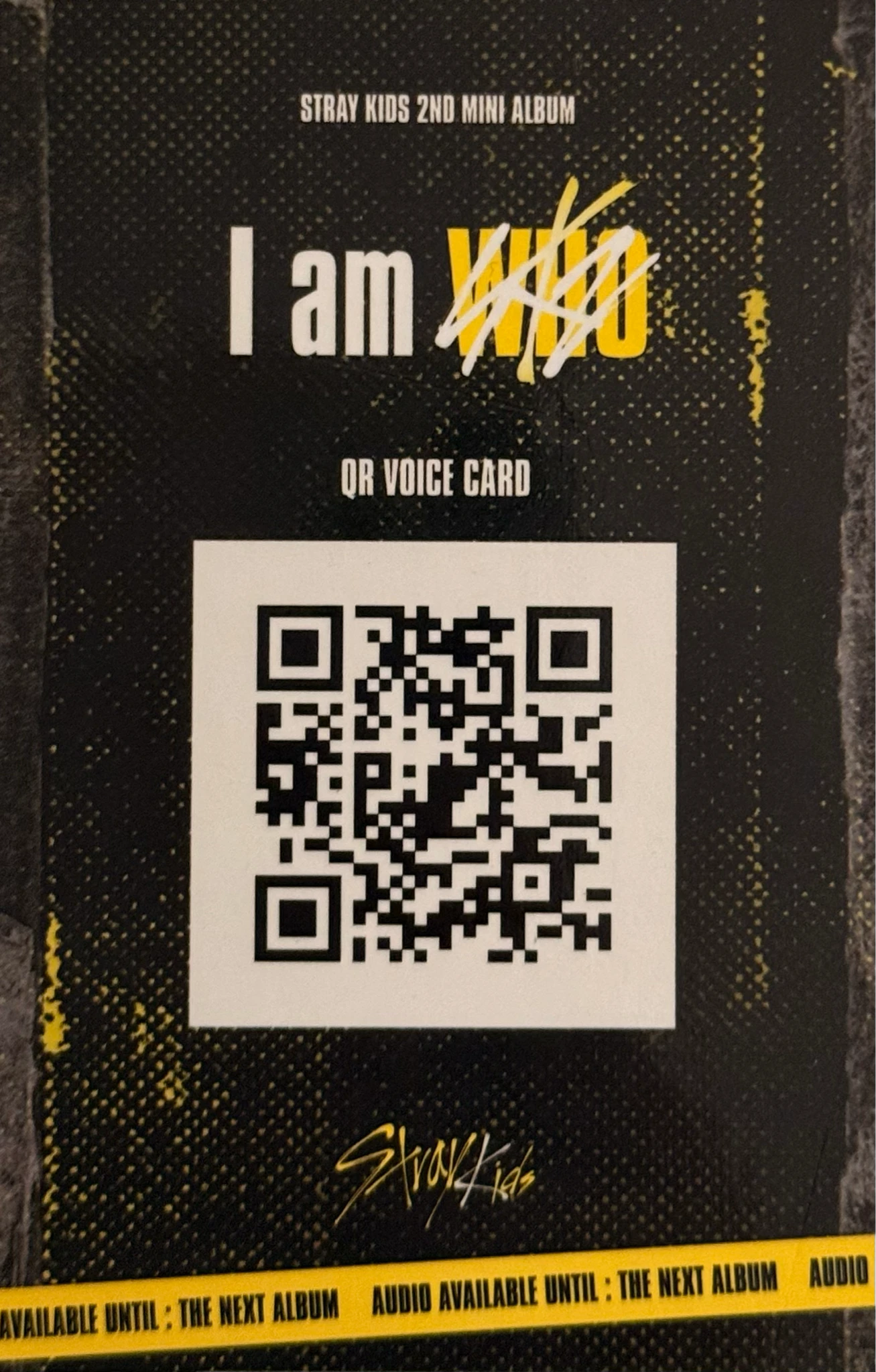 Stray Kids Hyunjin Stray Kids - Hyunjin - I am WHO? Album album photocard black border listing photo 2