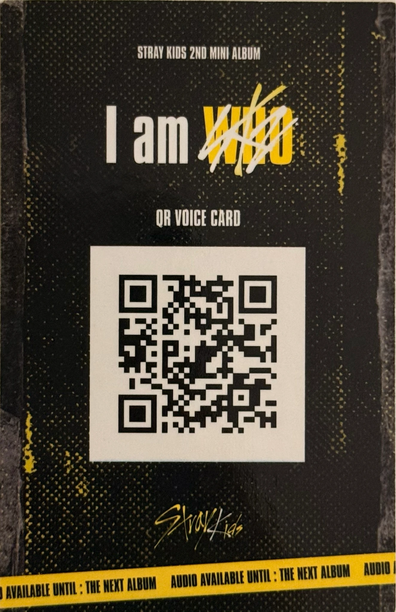 Stray Kids Felix Stray Kids - Felix - I am WHO? Album album photocard black border listing photo 2