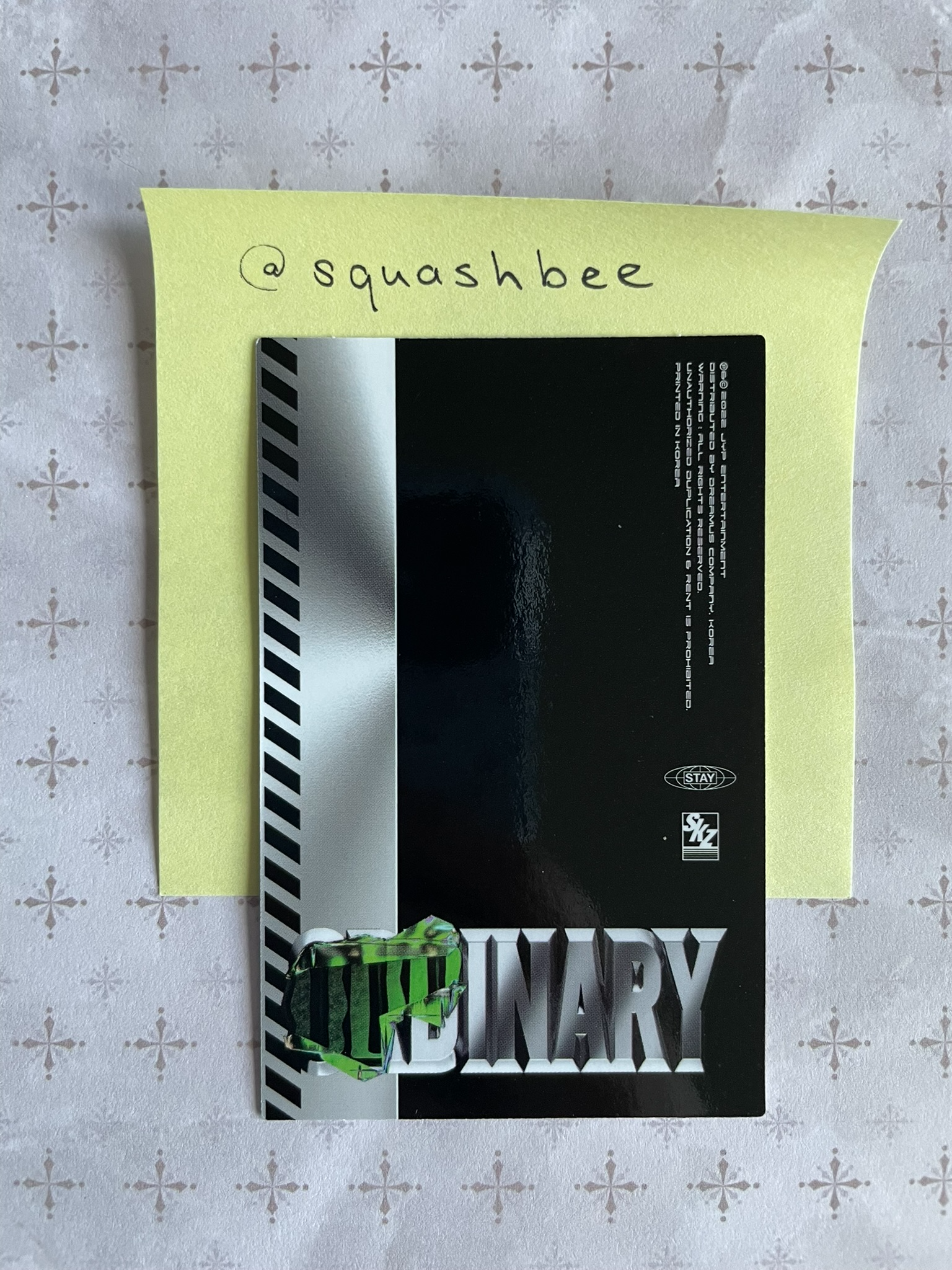 Stray Kids I.N Stray Kids - I.N - Oddinary Album album photocard id card listing photo 2