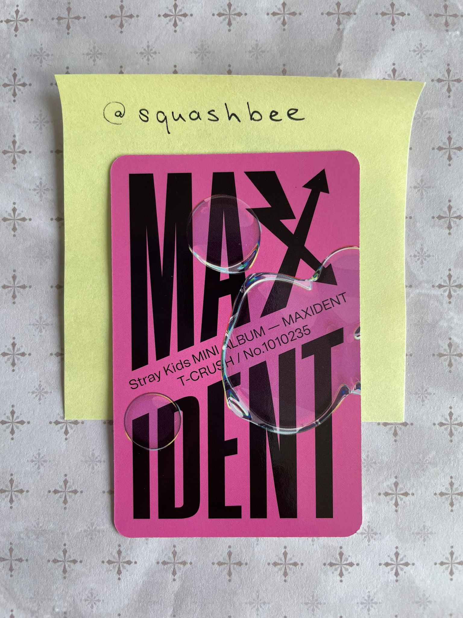 Stray Kids I.N Stray Kids - I.N - Maxident Album album photocard listing photo 2