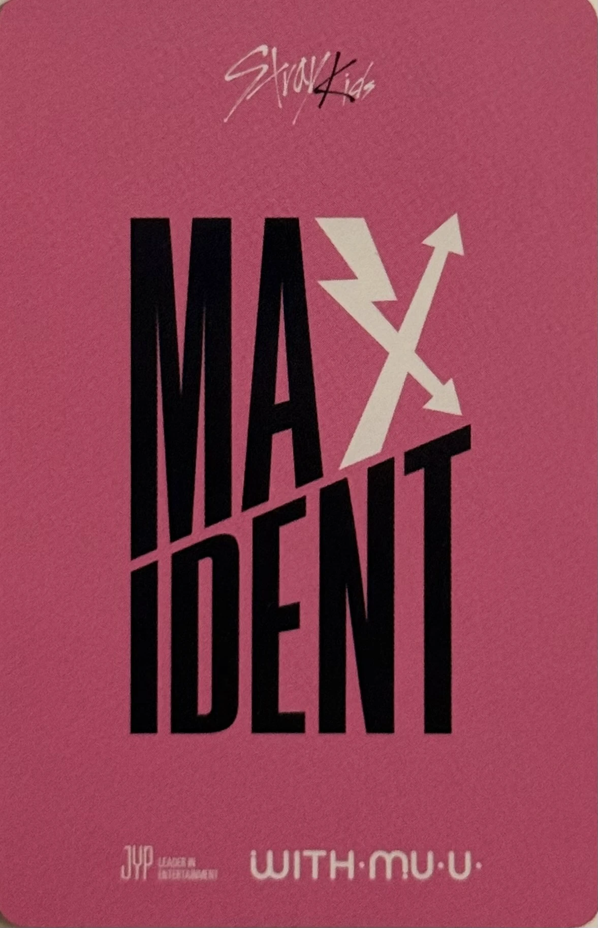 Stray Kids Hyunjin Stray Kids - Hyunjin - Maxident Album pre-order benefit (pob) withmuu listing photo 2