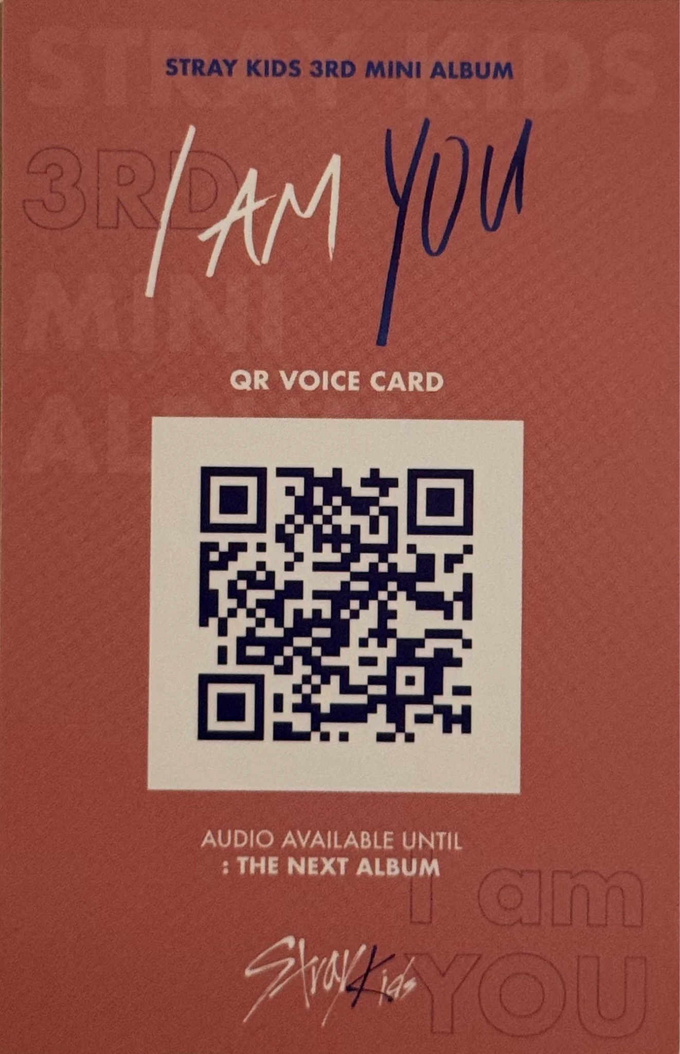 Stray Kids Felix Stray Kids - Felix - I am YOU Album C version album photocard version 3 qr card standard version listing photo 2