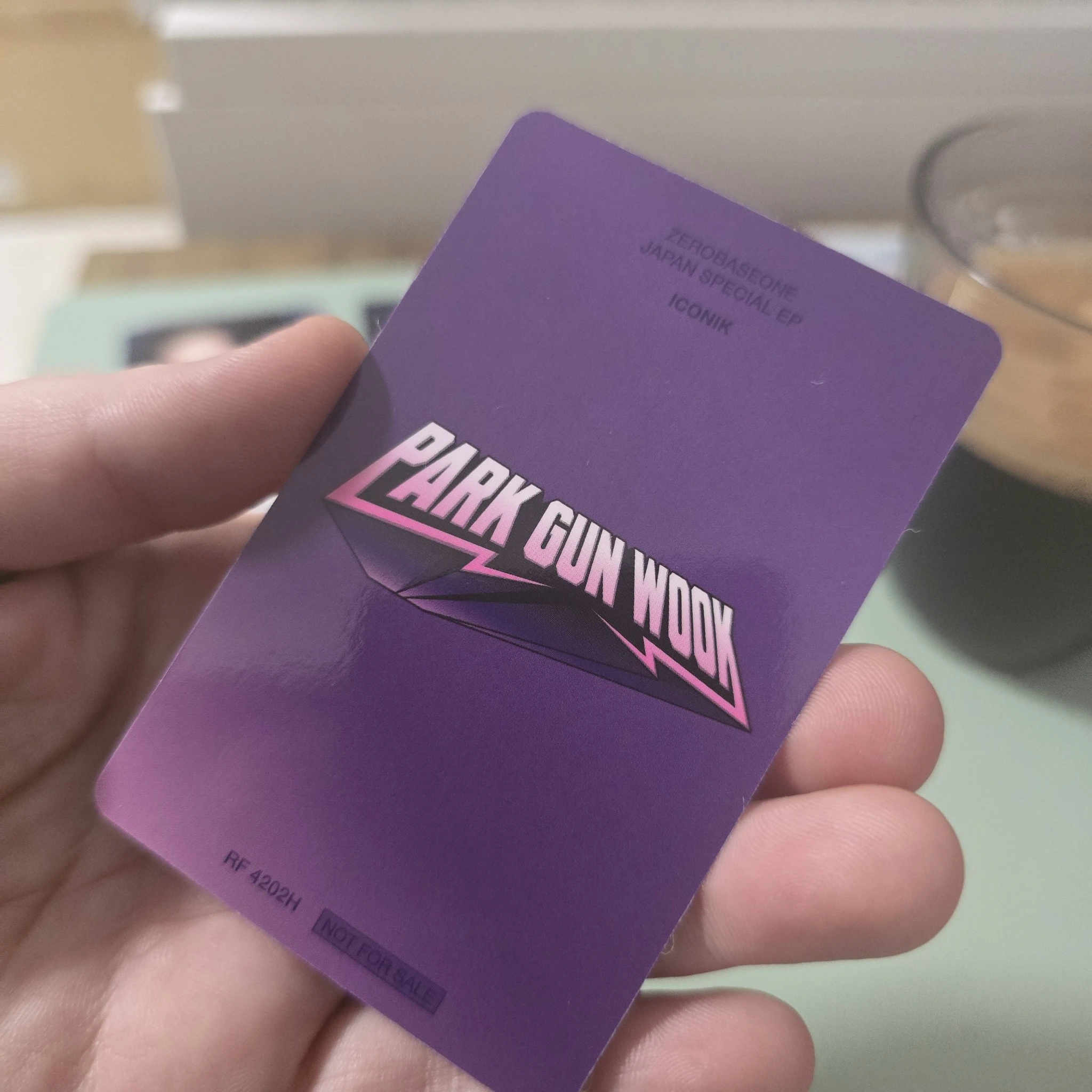 ZEROBASEONE Gunwook ZEROBASEONE - Gunwook - ICONIK Album album photocard japanese album solo jacket version B version listing photo 2
