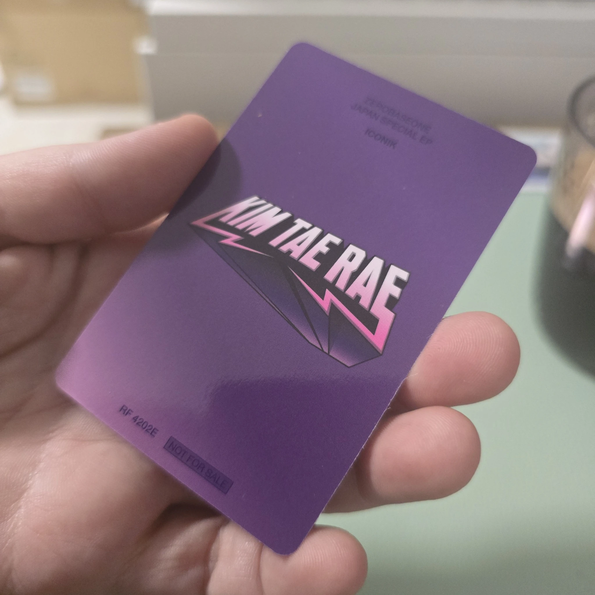 ZEROBASEONE Taerae ZEROBASEONE - Taerae - ICONIK Album album photocard japanese album solo jacket version B version listing photo 2