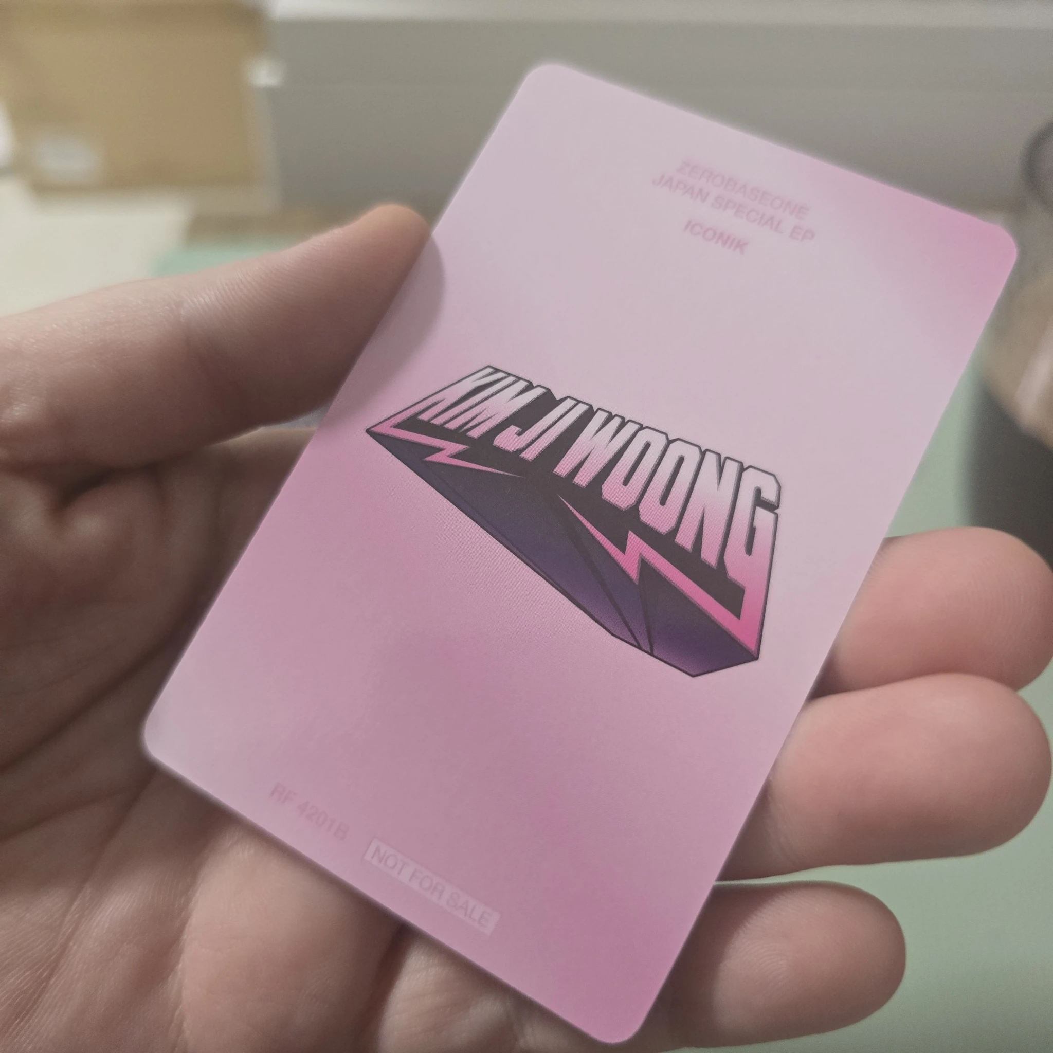 ZEROBASEONE Jiwoong ZEROBASEONE - Jiwoong - Iconik Album japanese album solo jacket version album photocard A version first press only listing photo 2