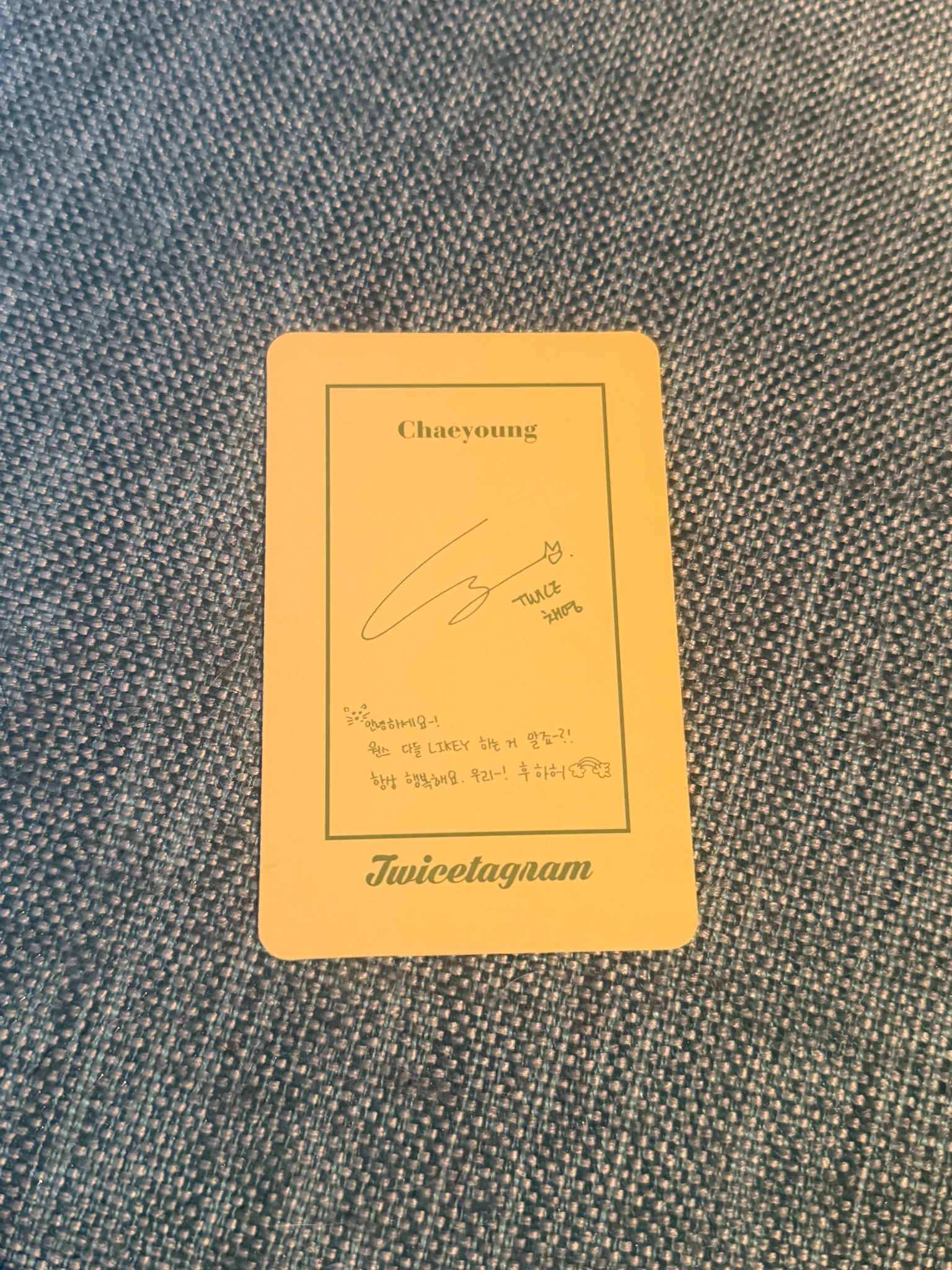 TWICE Chaeyoung TWICE - Chaeyoung - Twicetagram Album album photocard listing photo 2