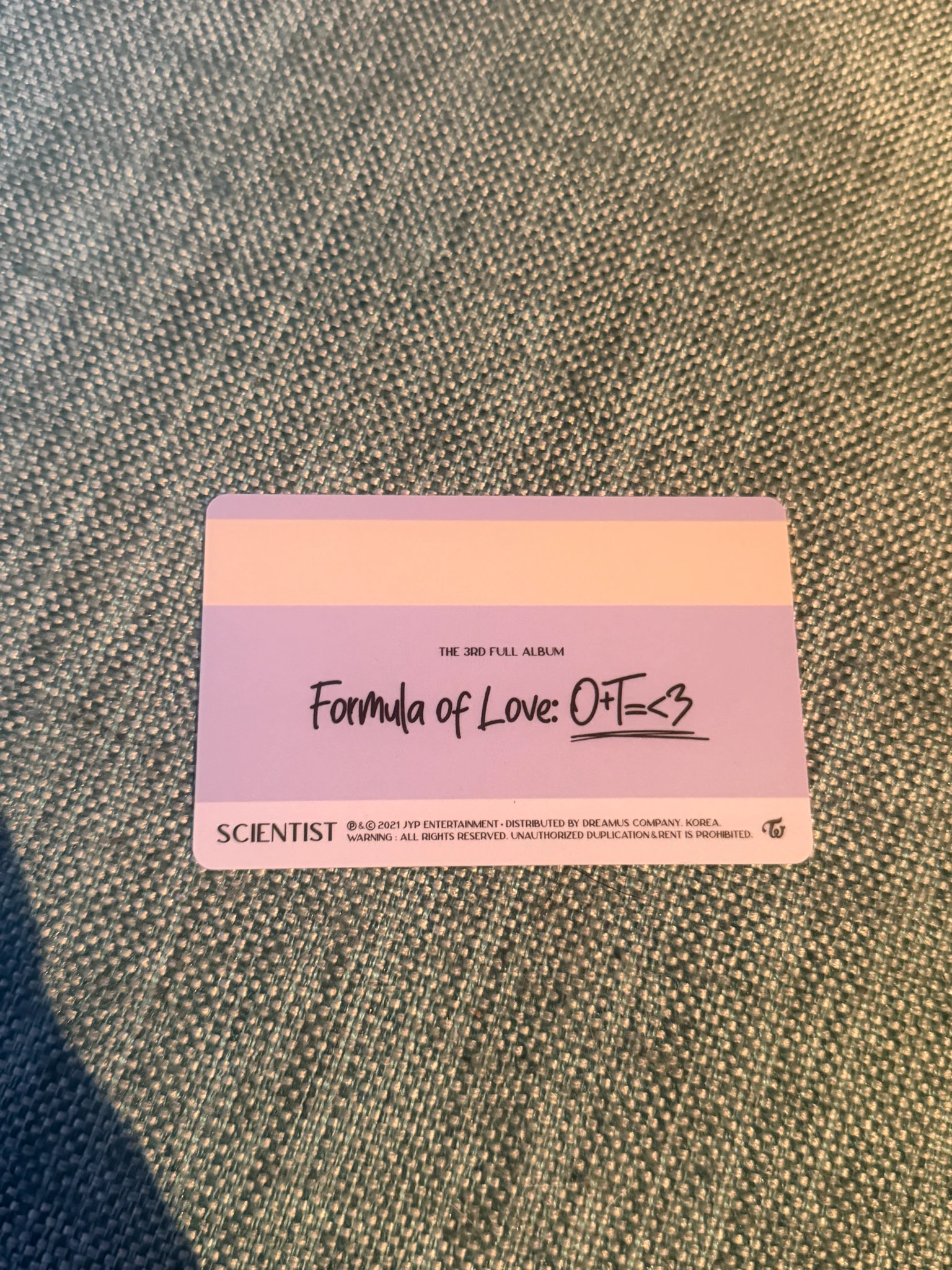 TWICE Sana TWICE-Sana-Album-Formula of Love: O+T=<3 listing photo 2