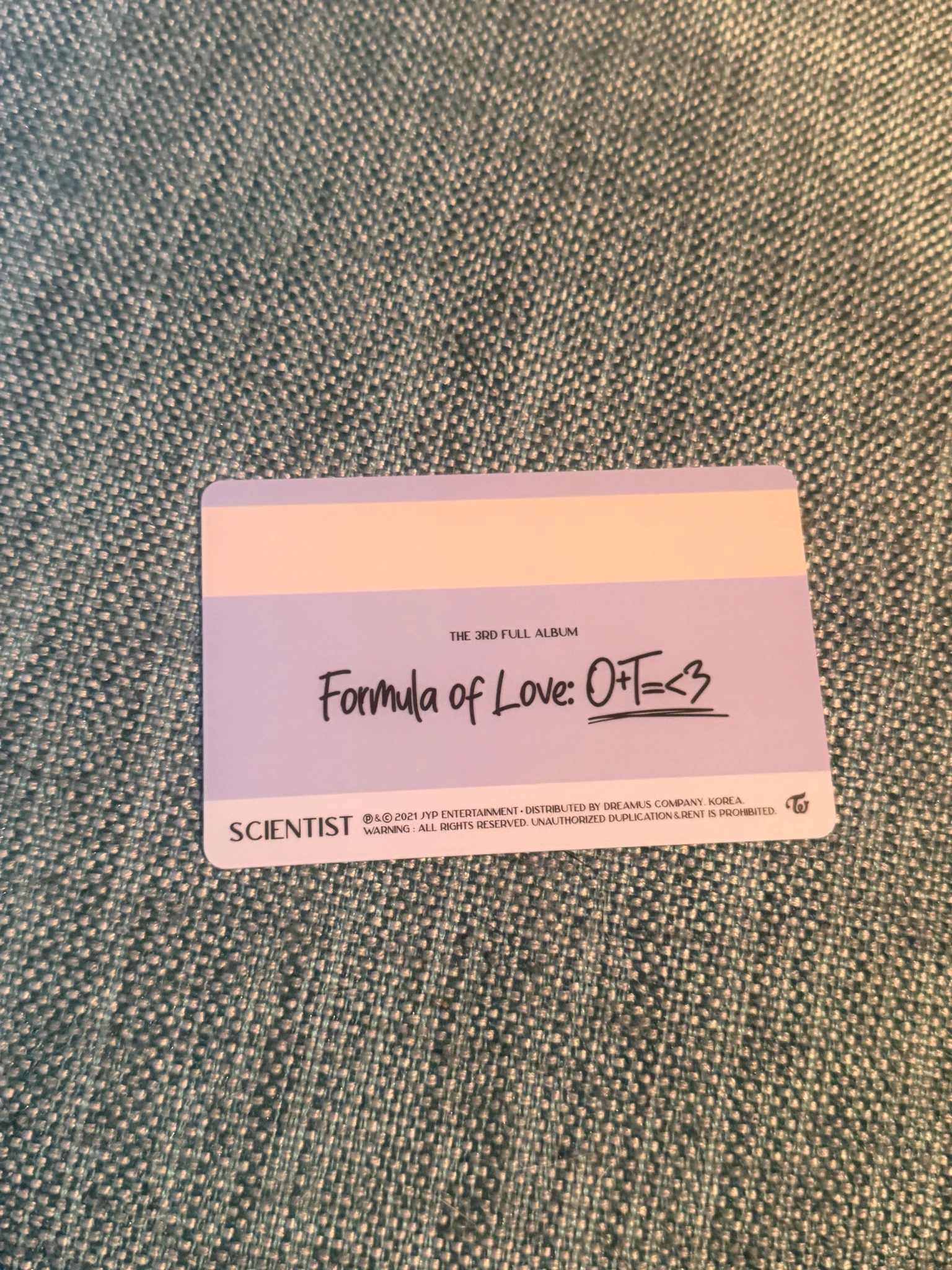 TWICE Dahyun TWICE-Dahyun-Album-Formula of Love: O+T=<3 listing photo 2