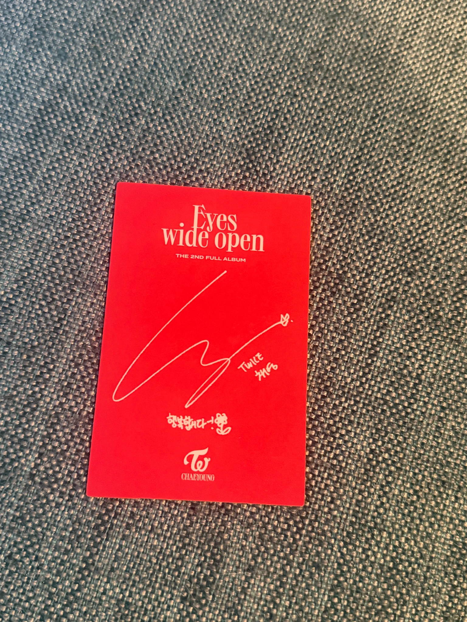 TWICE Chaeyoung TWICE-Chaeyoung-Album-eyes wide open listing photo 2