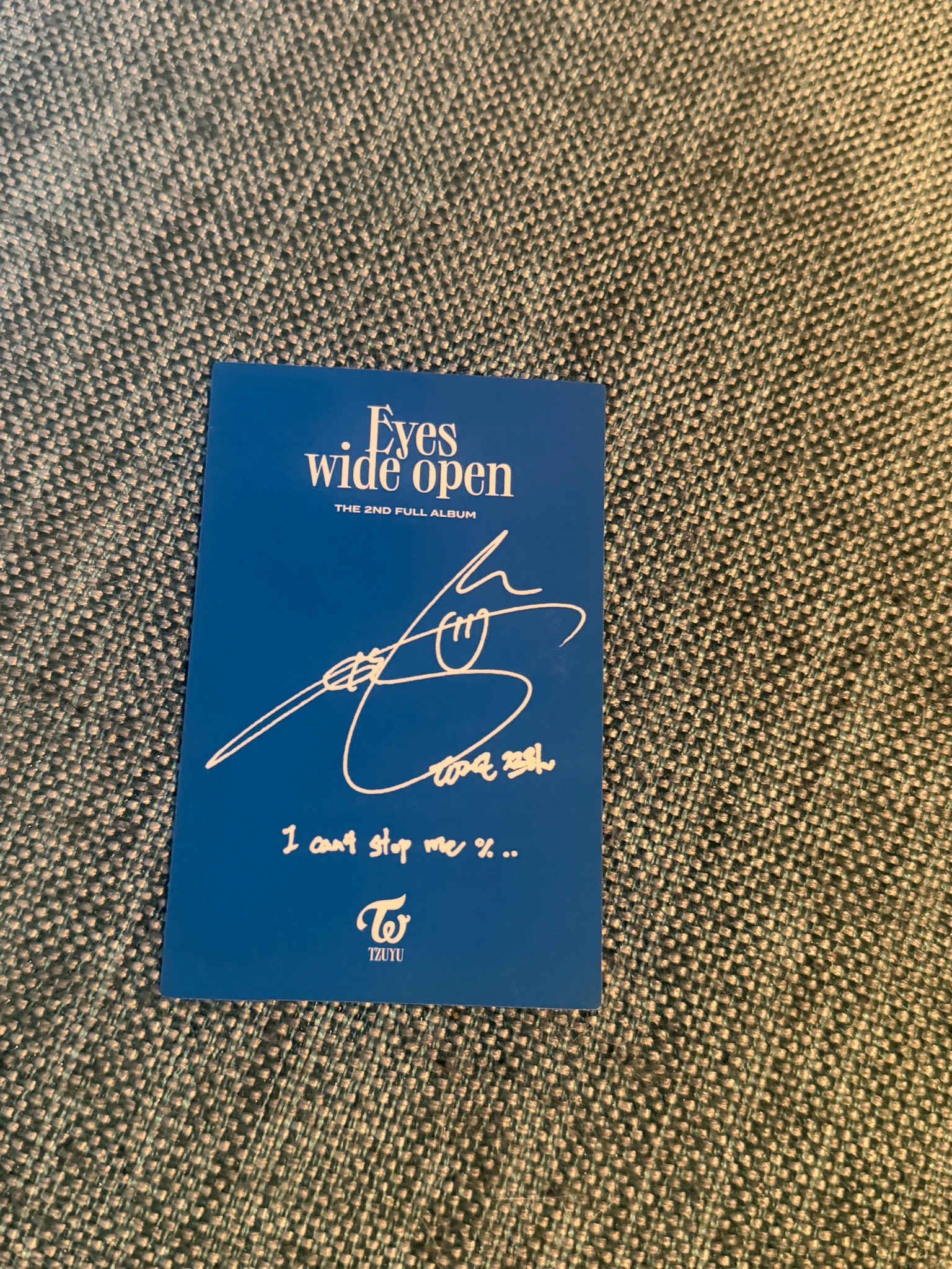 TWICE Tzuyu TWICE-Tzuyu-Album-eyes wide open listing photo 2