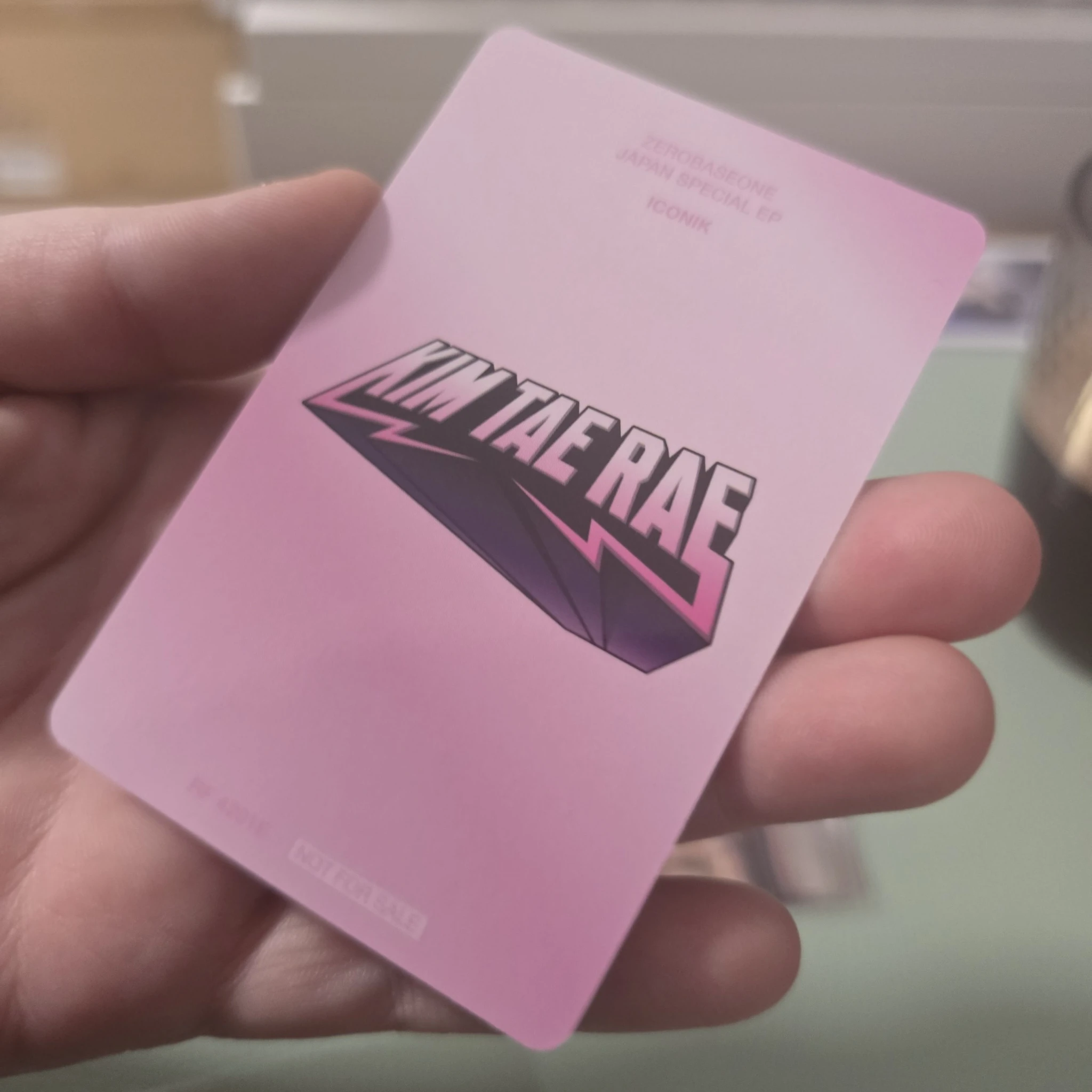 ZEROBASEONE Taerae ZEROBASEONE - Taerae - Iconik Album solo jacket version album photocard japanese album A version first press only listing photo 2