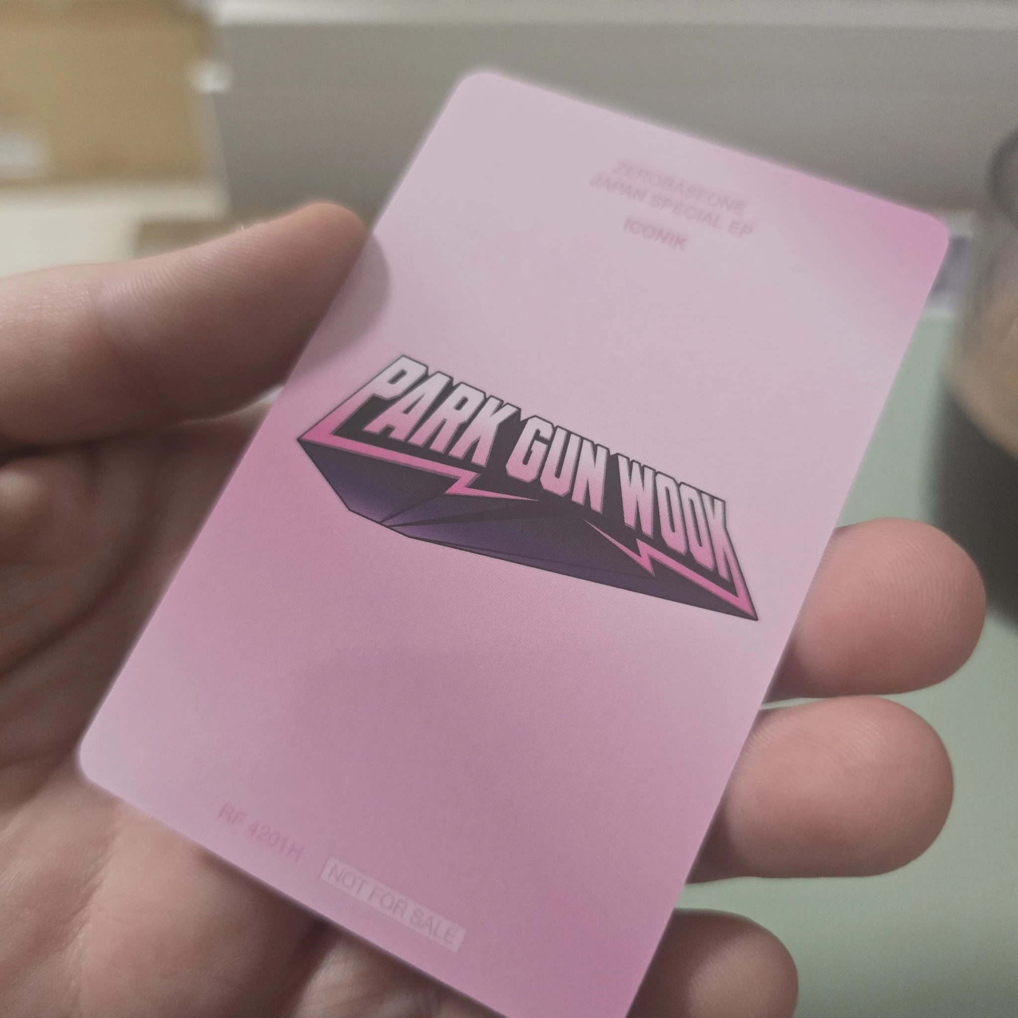 ZEROBASEONE Gunwook ZEROBASEONE - Gunwook - Iconik Album solo jacket version album photocard japanese album A version first press only listing photo 2