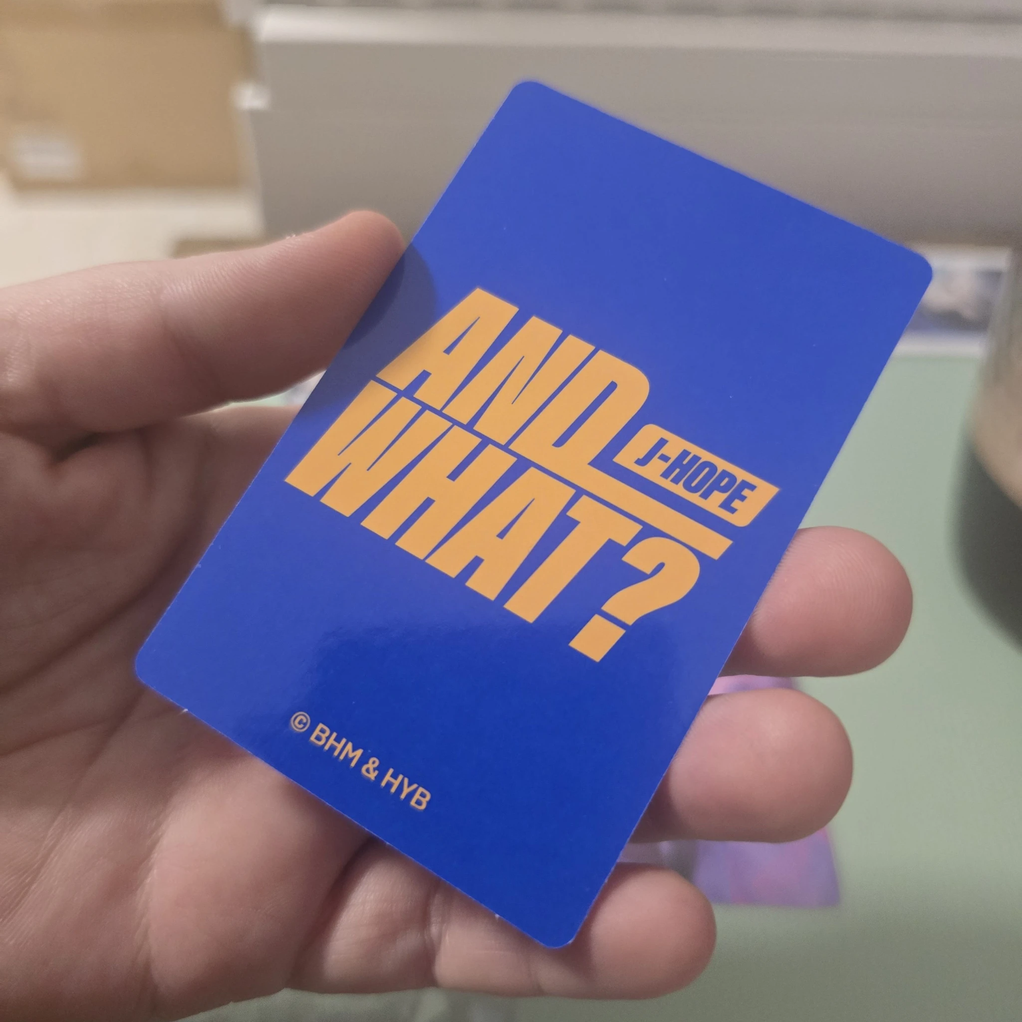 BTS j-hope BTS - j-hope - AND WHAT? Exhibition Event merch photocard set listing photo 2