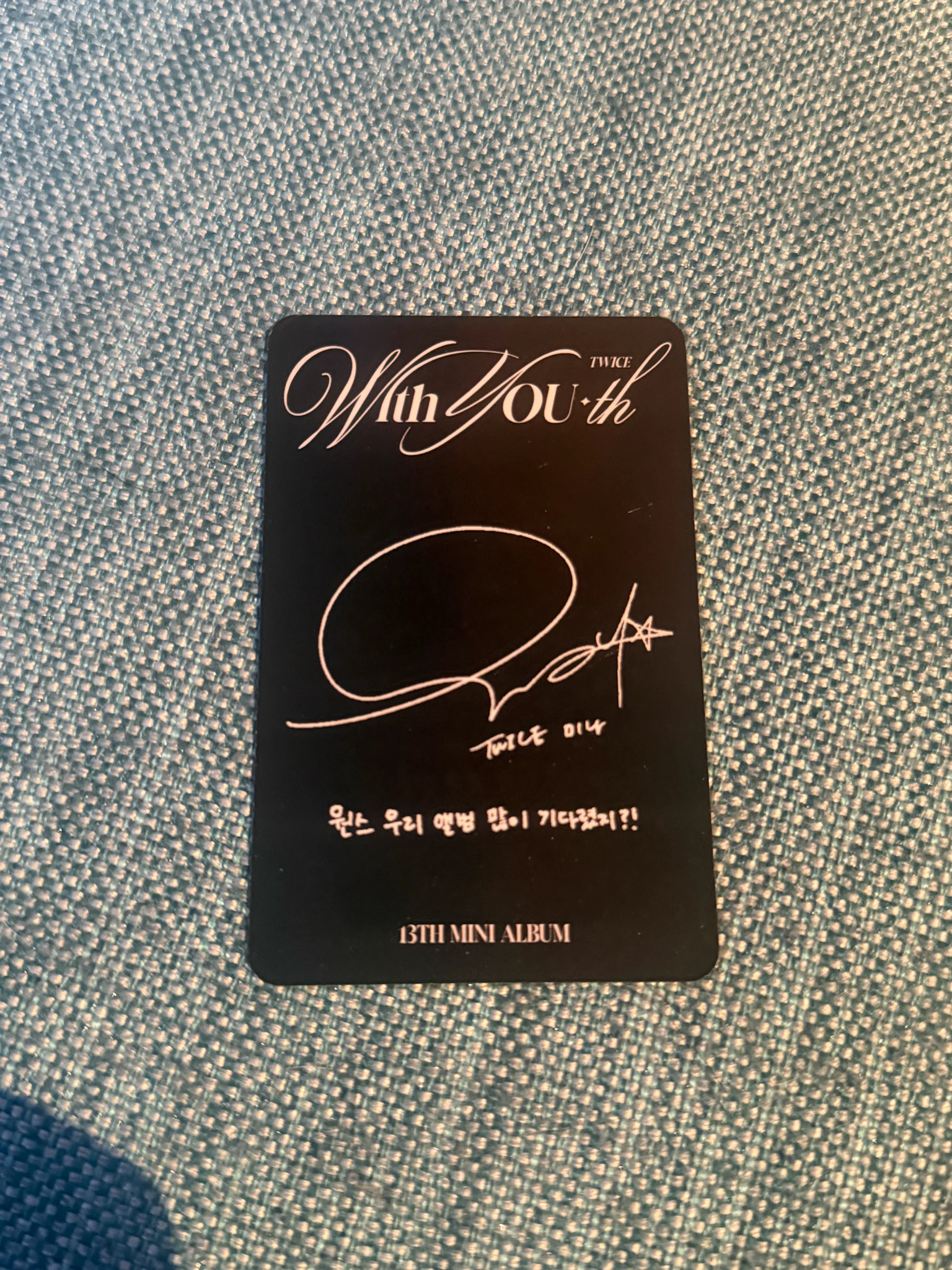 TWICE Mina TWICE-Mina-Album-with you-th listing photo 2