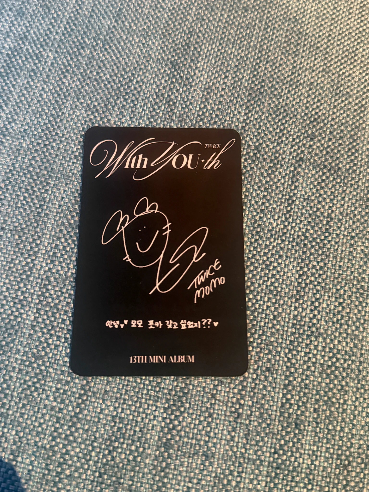 TWICE Momo TWICE-Momo-Album-with you-th listing photo 2
