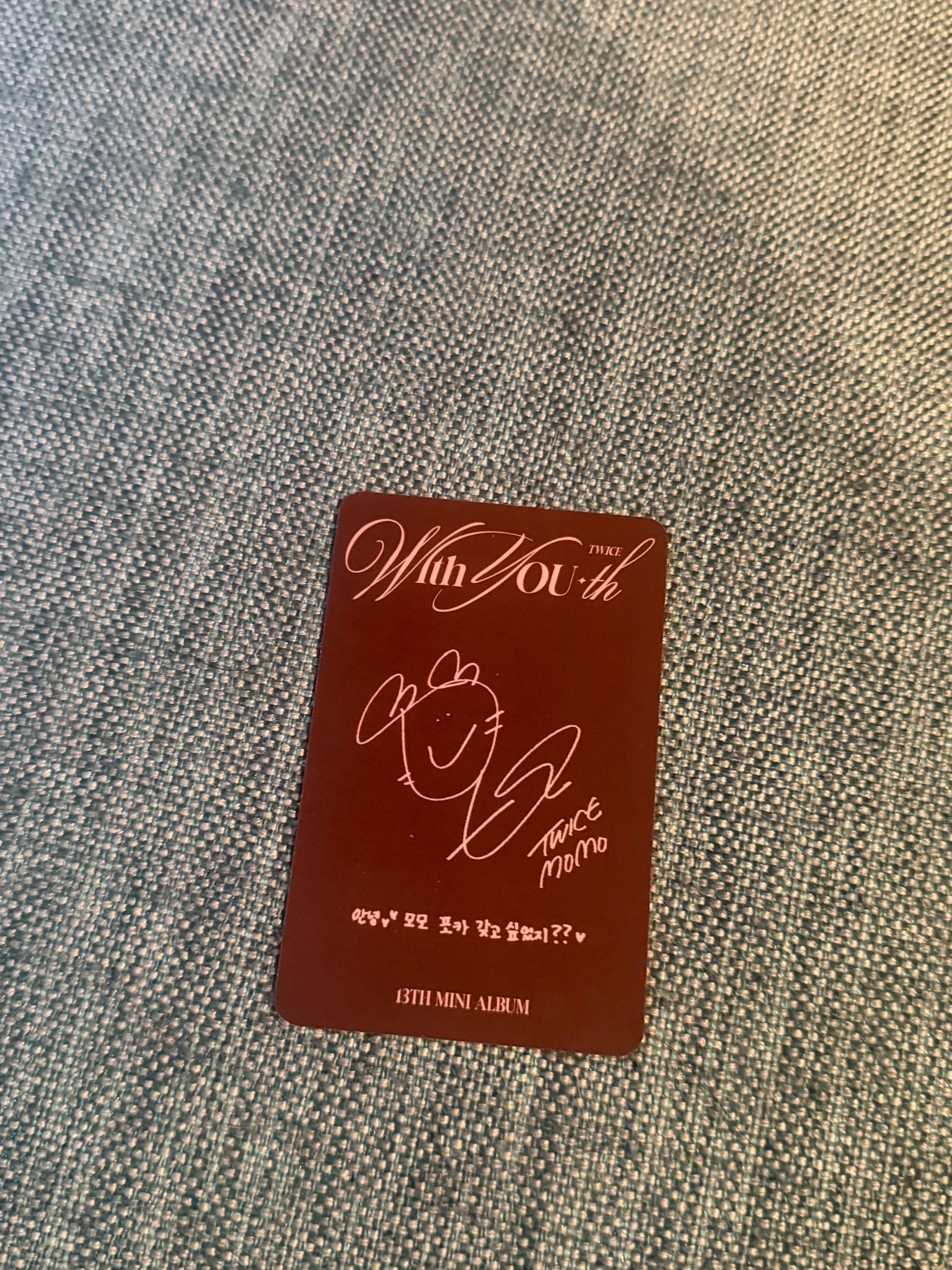 TWICE Momo TWICE-Momo-Album-with you-th listing photo 2