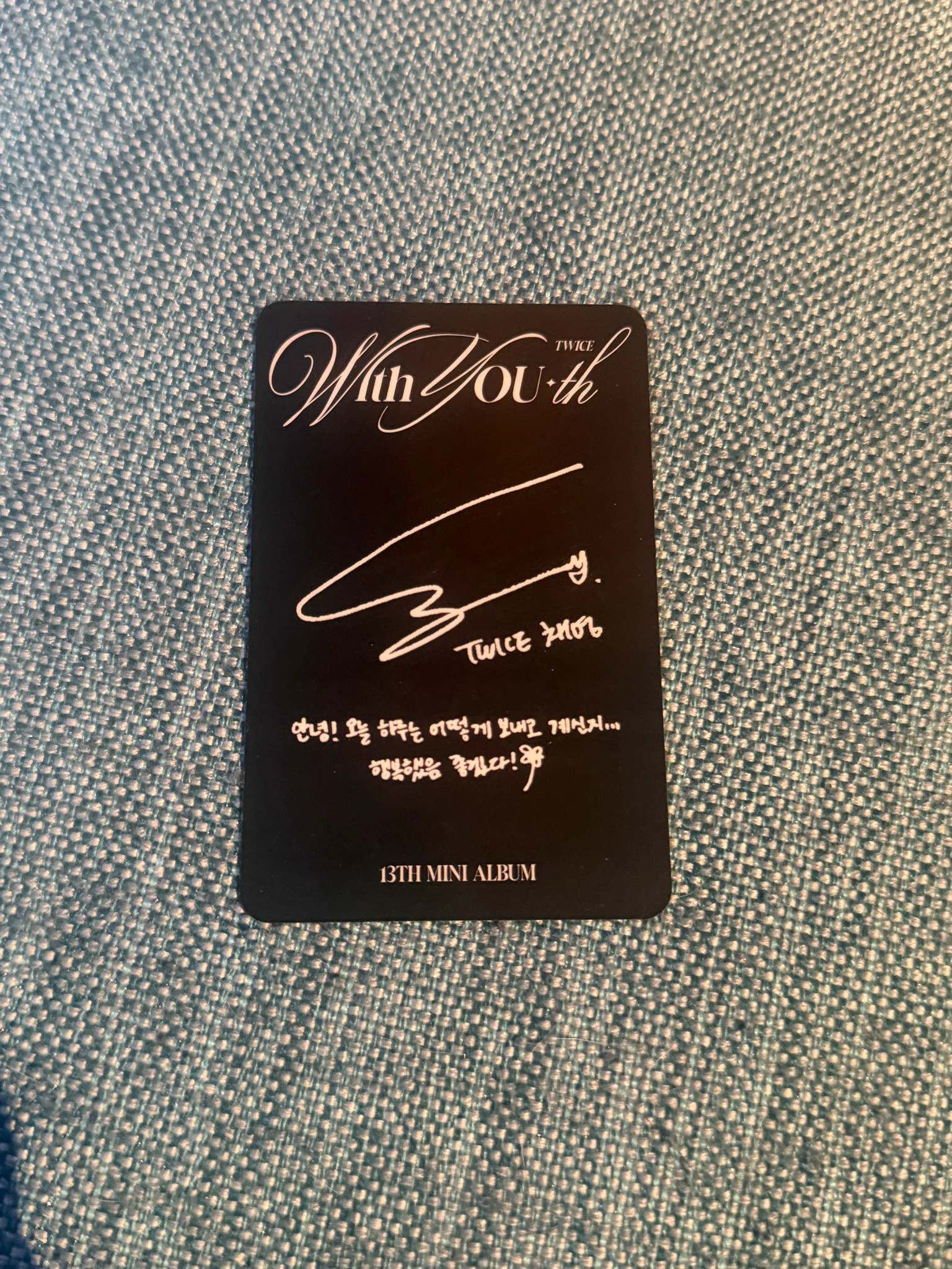 TWICE Chaeyoung TWICE-Chaeyoung-Album-with you-th listing photo 2