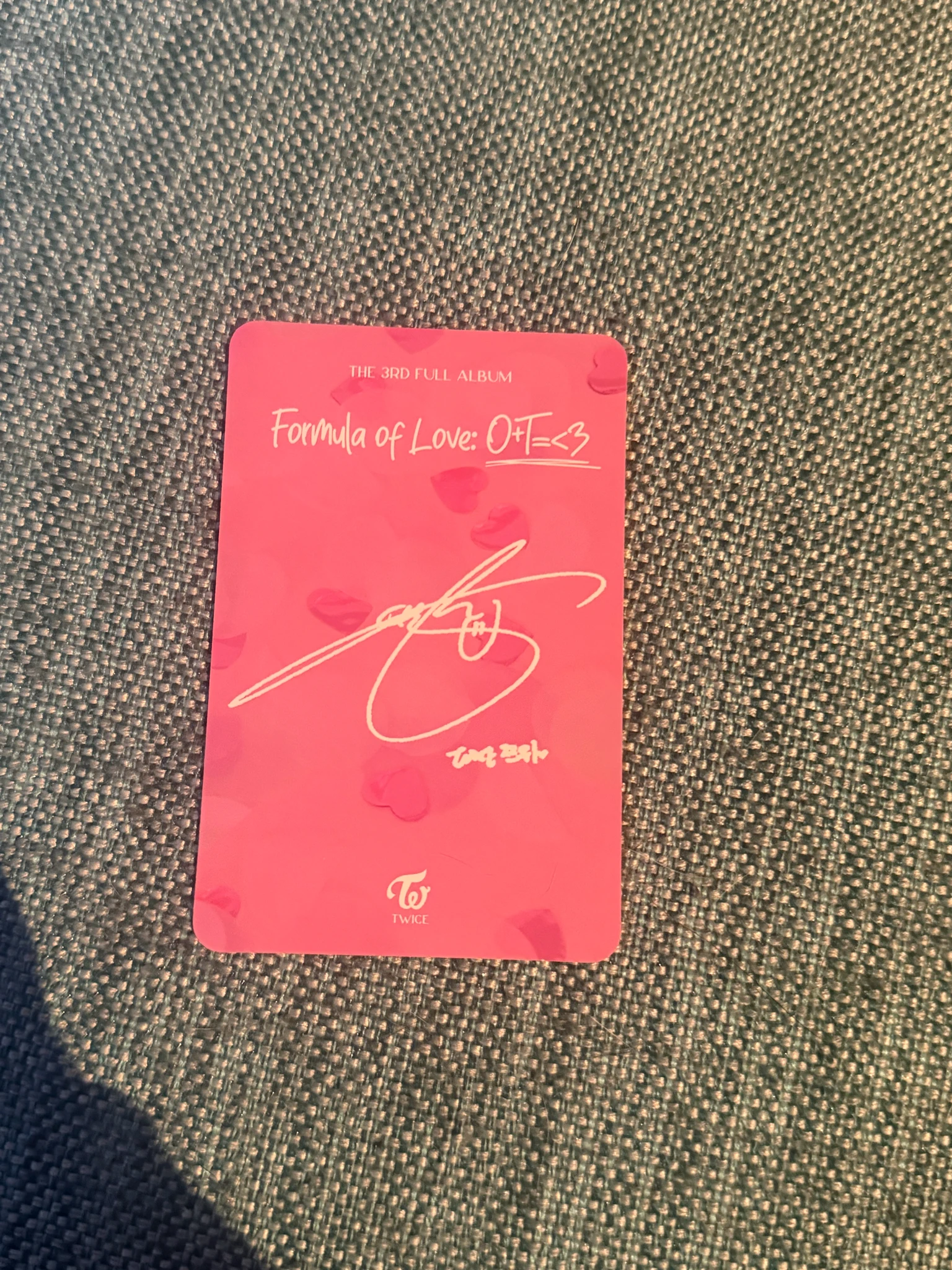 TWICE Tzuyu TWICE-Tzuyu-Album-Formula of Love: O+T=<3 listing photo 2