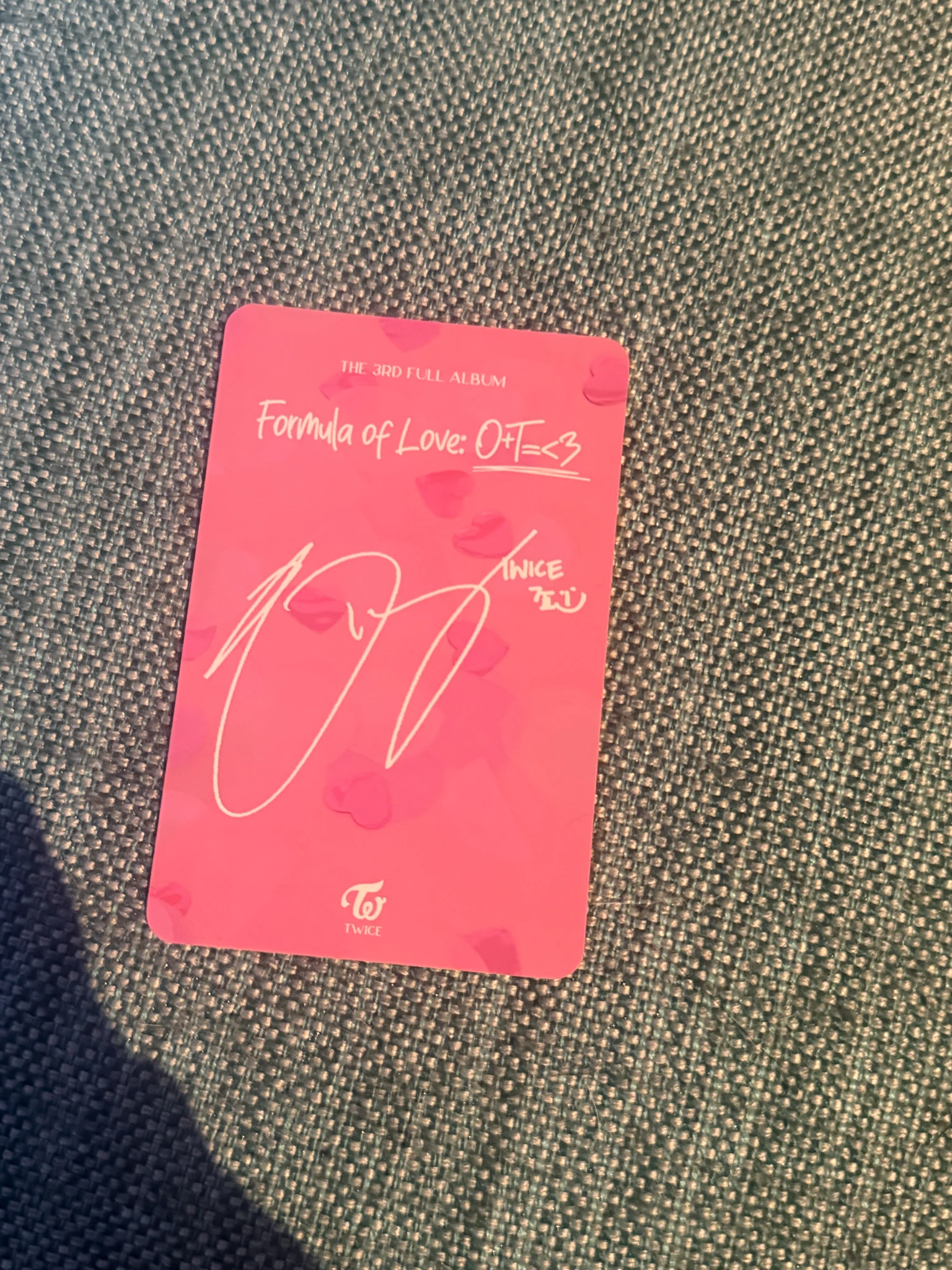 TWICE Jihyo TWICE-Jihyo-Album-Formula of Love: O+T=<3 listing photo 2