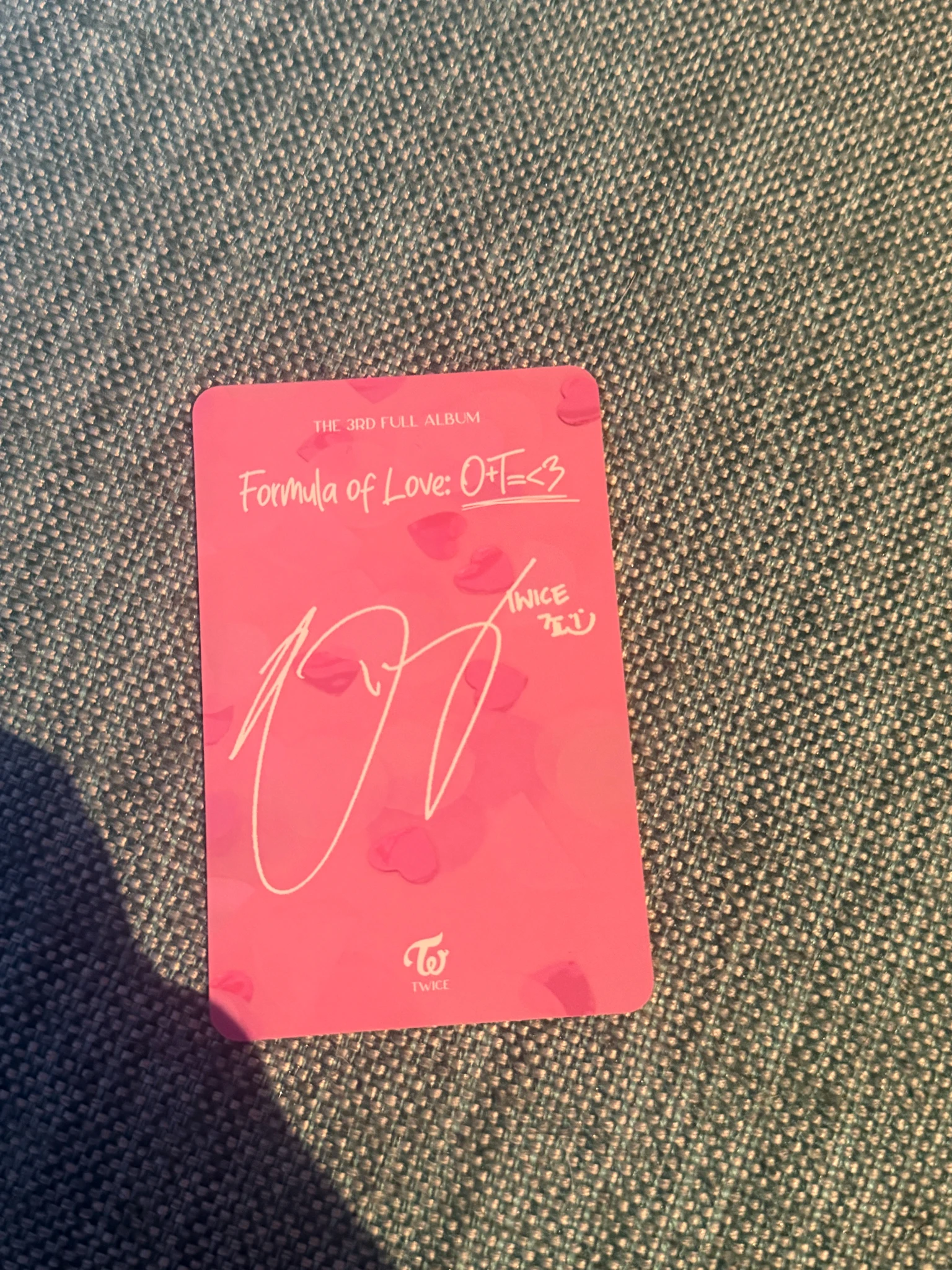 TWICE Jihyo TWICE - Jihyo - Formula of Love: O+T=<3 Album listing photo 2
