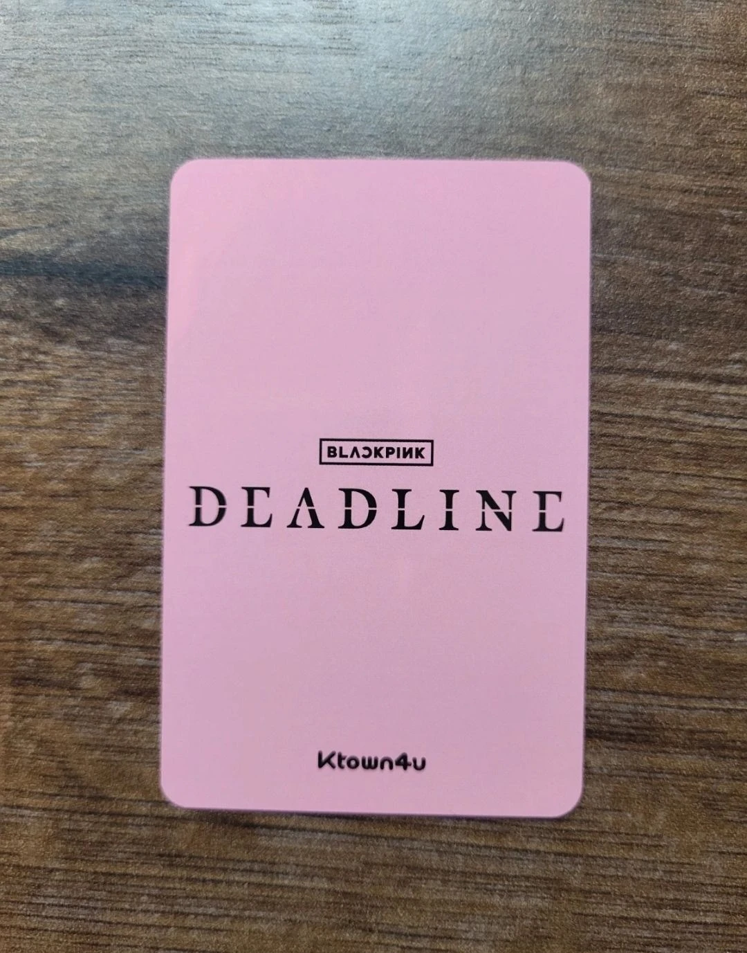 BLACKPINK Jennie BLACKPINK - Jennie - Deadline Album pob (pre-order benefit) ktown4u listing photo 2