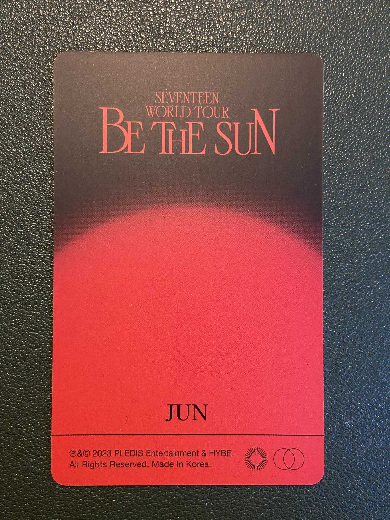 SEVENTEEN Jun SEVENTEEN - Jun - [BE THE SUN] World Tour Event listing photo 2