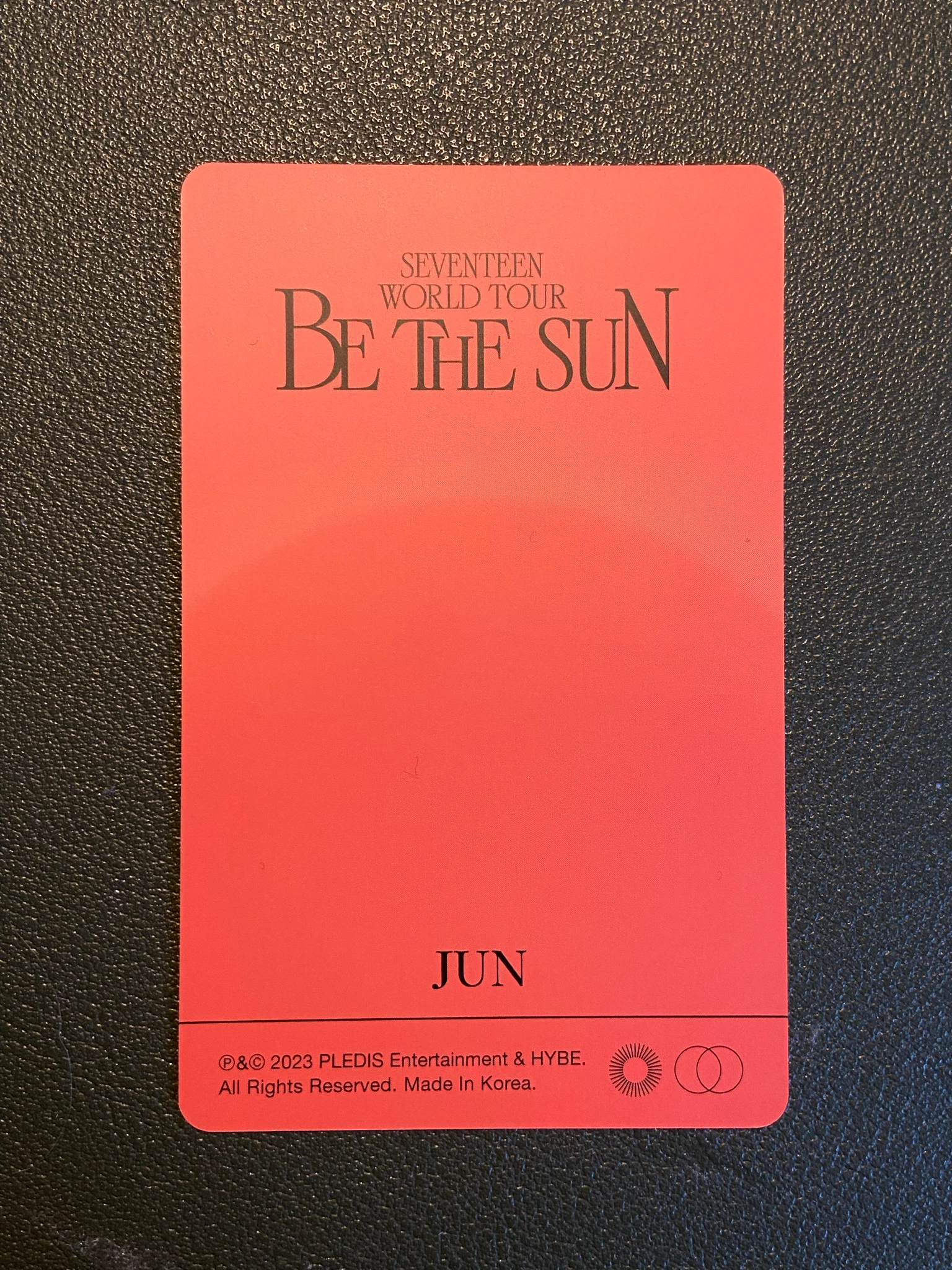 SEVENTEEN Jun SEVENTEEN - Jun - [BE THE SUN] World Tour Event weverse vod listing photo 2
