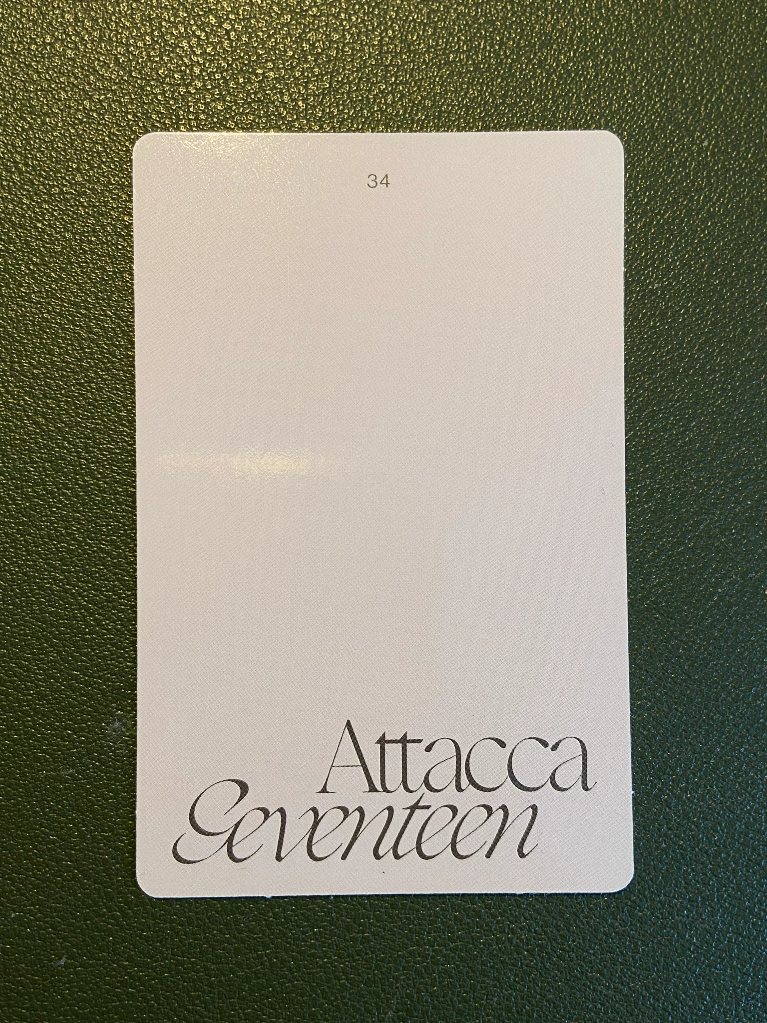 SEVENTEEN Jun SEVENTEEN - Jun - Attacca Album album photocard op.2 ver. listing photo 2