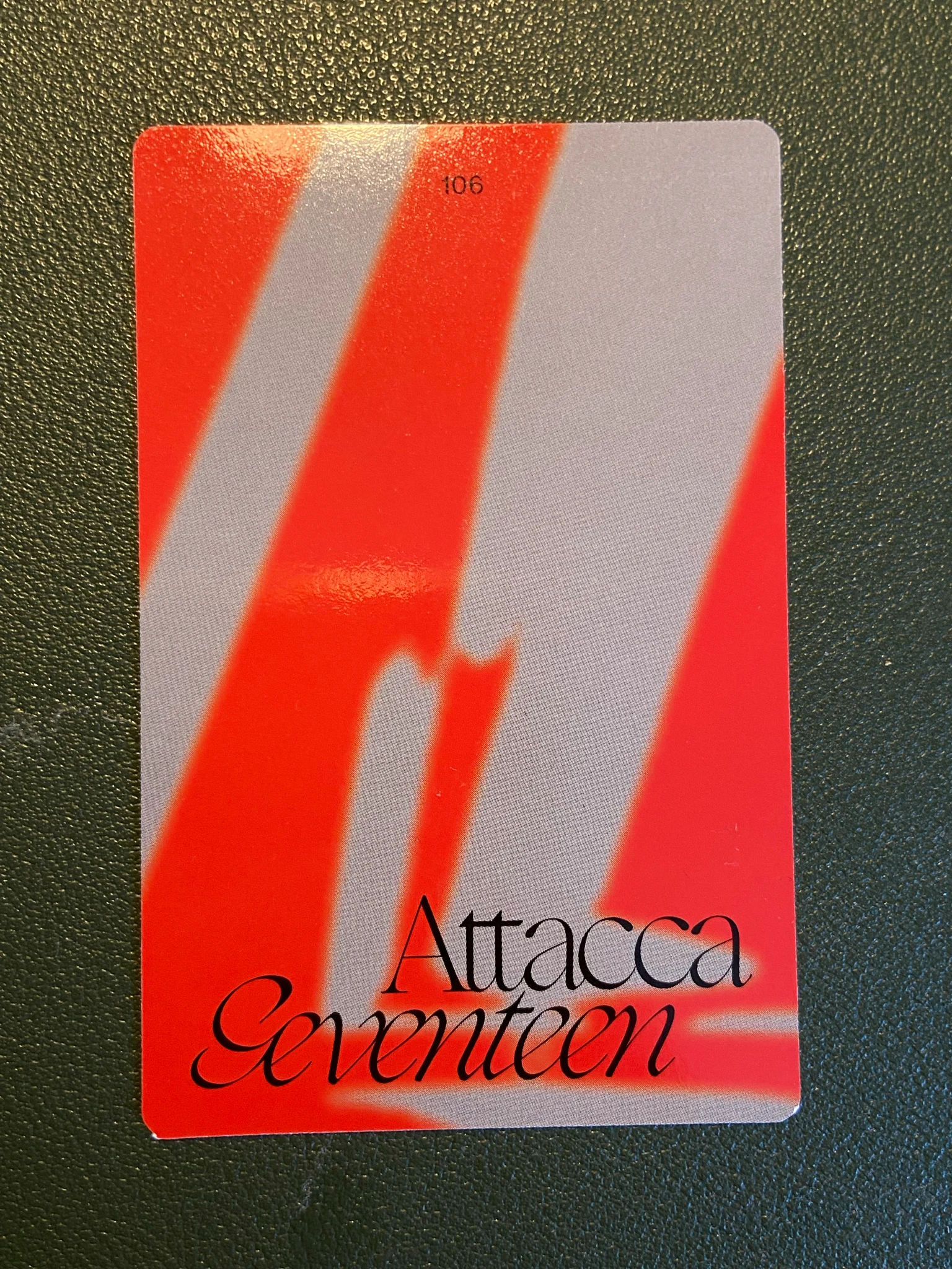 SEVENTEEN Jun SEVENTEEN - Jun - Attacca Album carat version album photocard listing photo 2