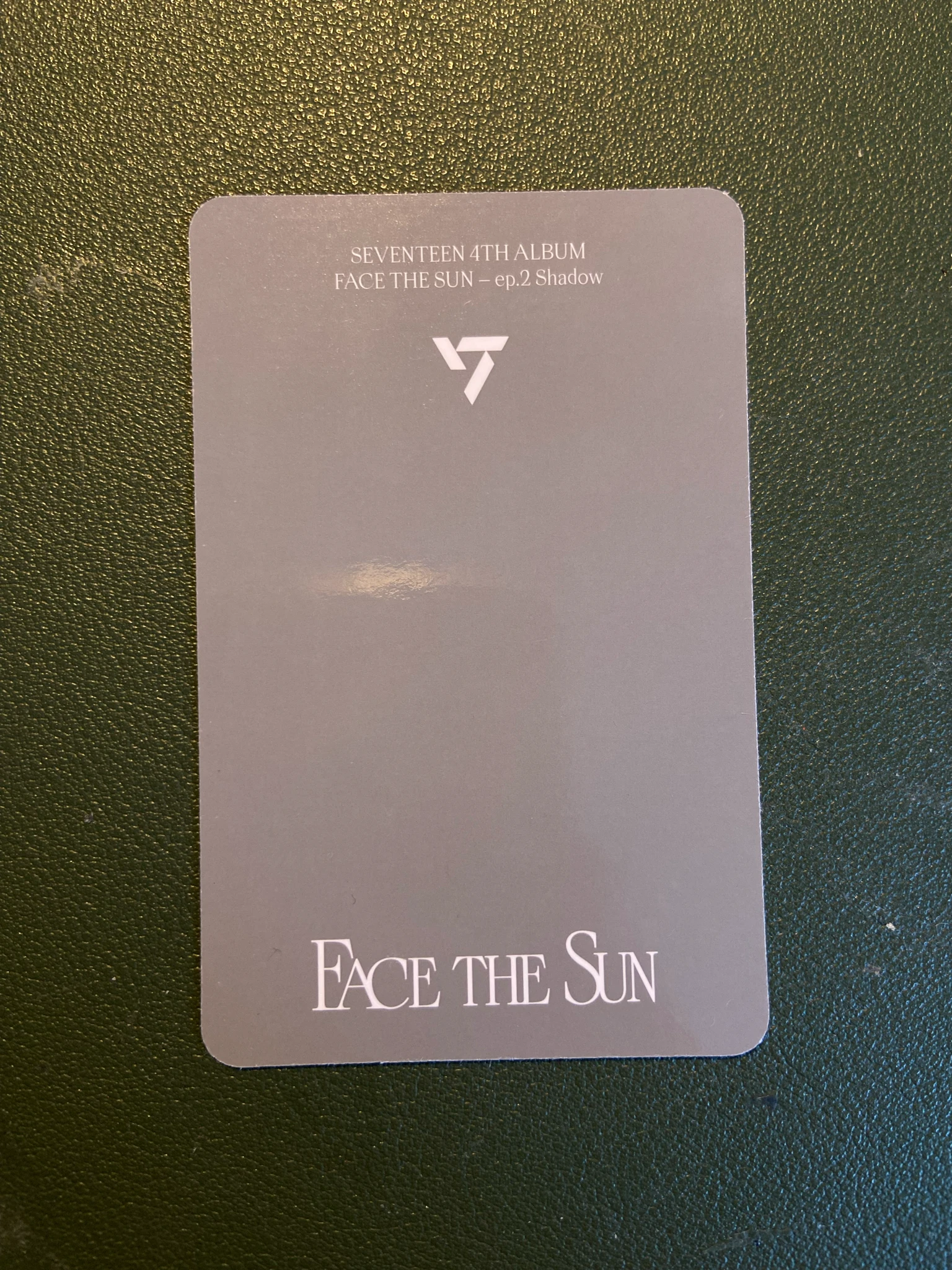 SEVENTEEN Jun SEVENTEEN - Jun - Face the Sun Album album photocard shadow version listing photo 2