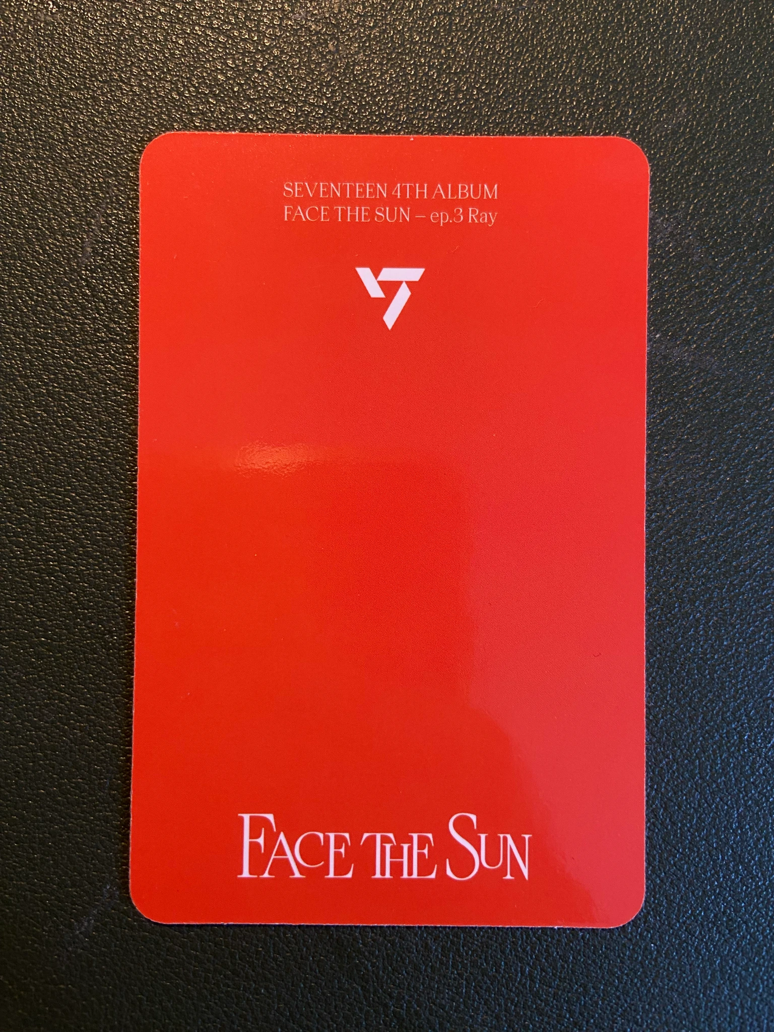 SEVENTEEN Jun SEVENTEEN - Jun - Face the Sun Album album photocard listing photo 2