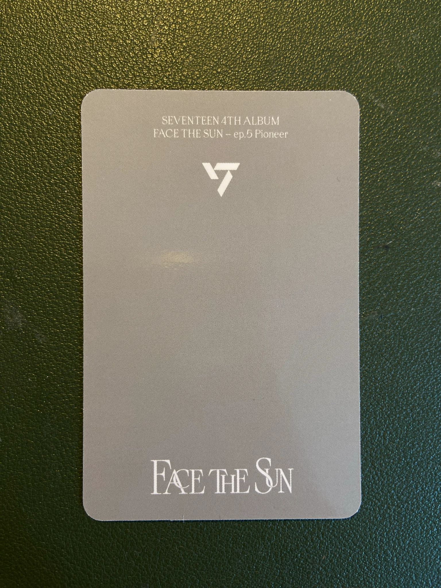 SEVENTEEN Jun SEVENTEEN - Jun - Face the Sun Album album photocard pioneer version listing photo 2