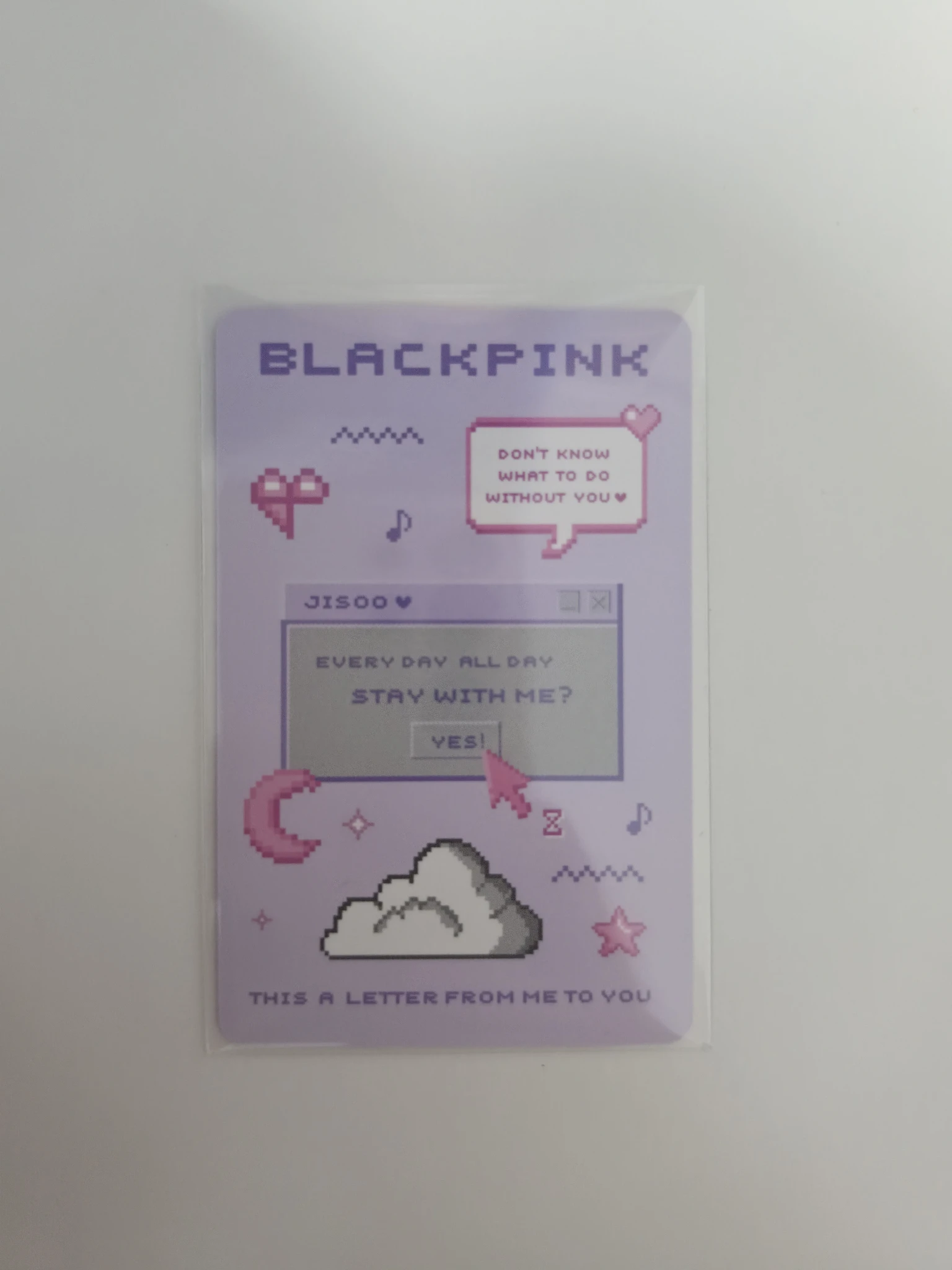 BLACKPINK Jisoo BLACKPINK - Jisoo - ANNIVERSARY DECO KIT Other photocard set listing photo 2