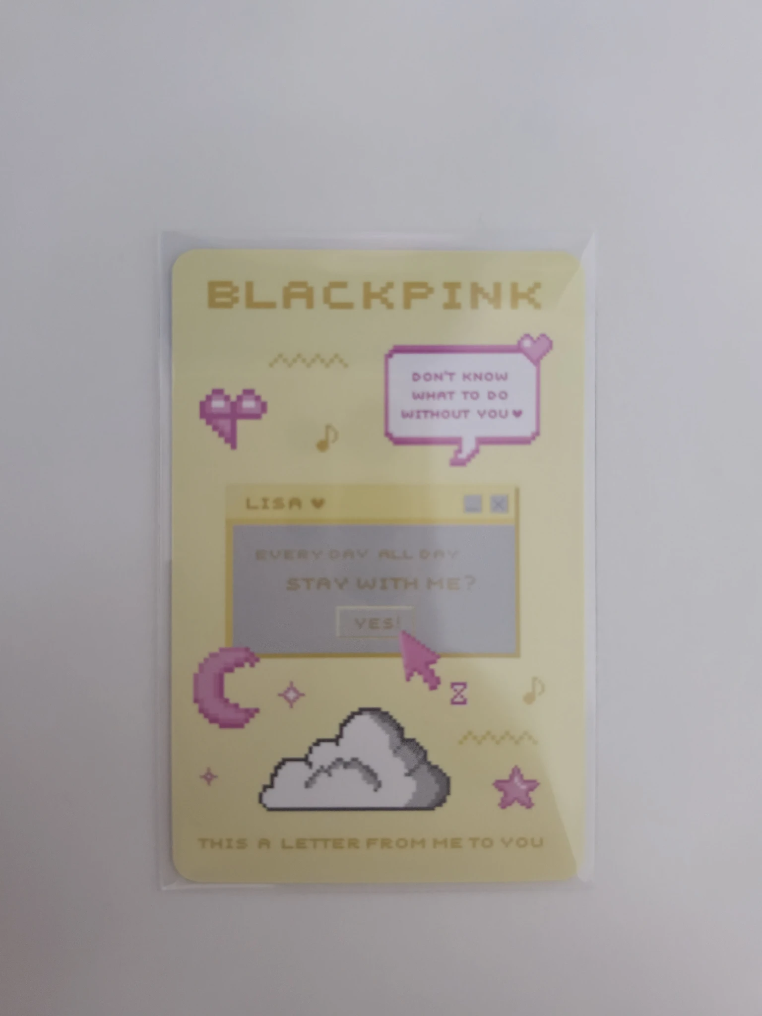 BLACKPINK Lisa BLACKPINK - Lisa - ANNIVERSARY DECO KIT Other photocard set listing photo 2