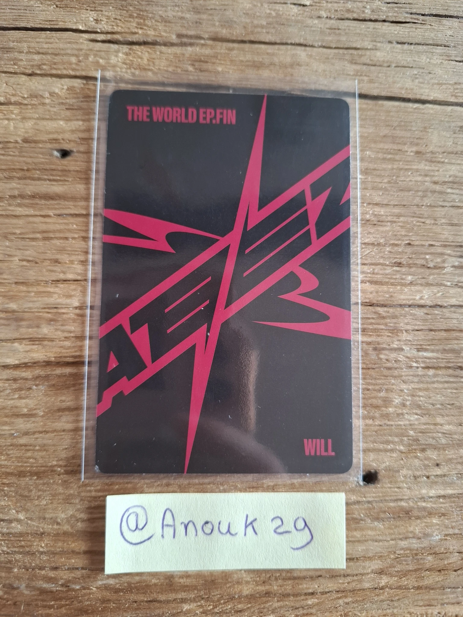 ATEEZ Yunho ATEEZ - Yunho - THE WORLD EP.FIN: WILL Album diary version listing photo 2