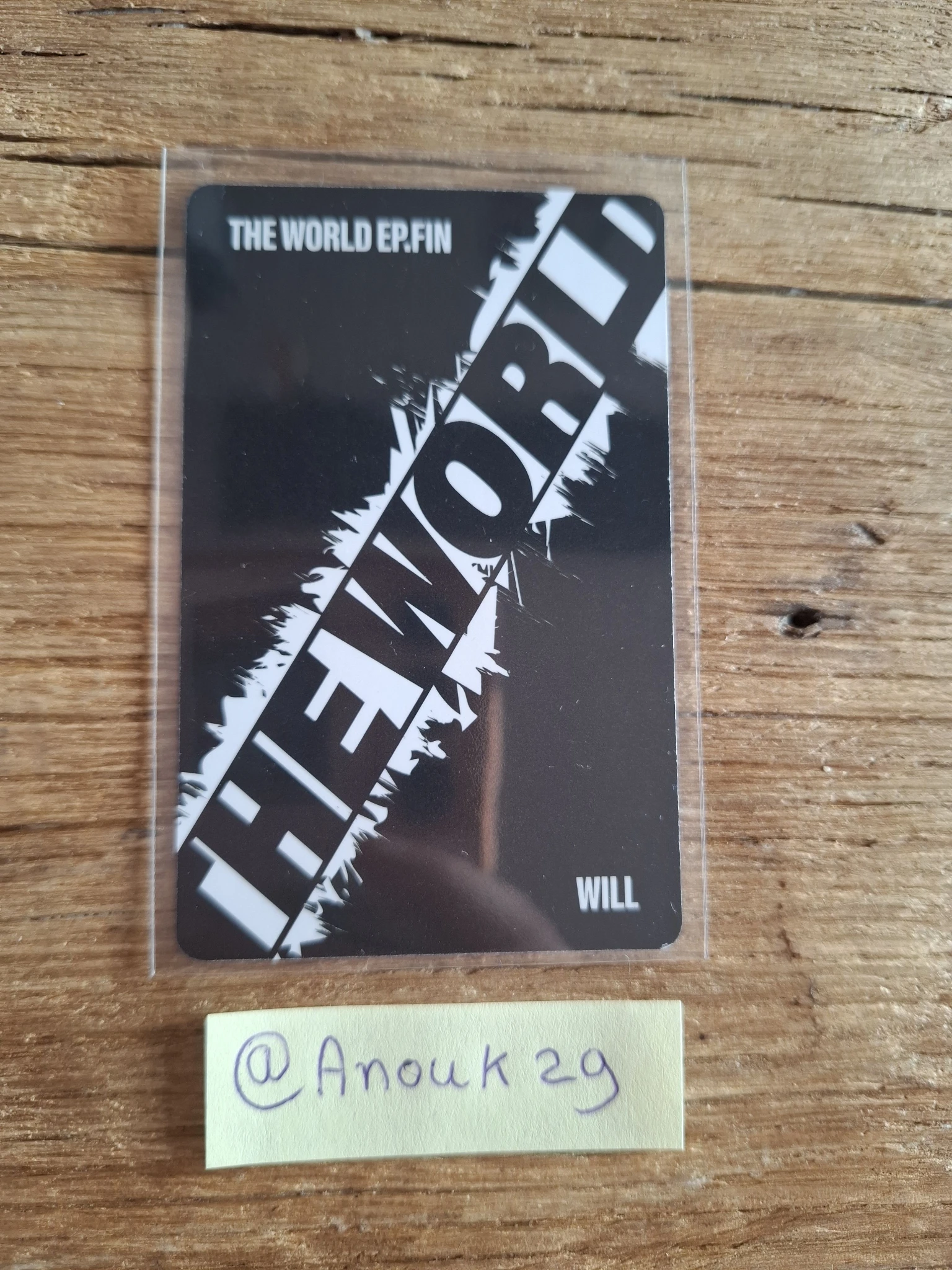 ATEEZ Yunho ATEEZ - Yunho - THE WORLD EP.FIN: WILL Album album photocard listing photo 2
