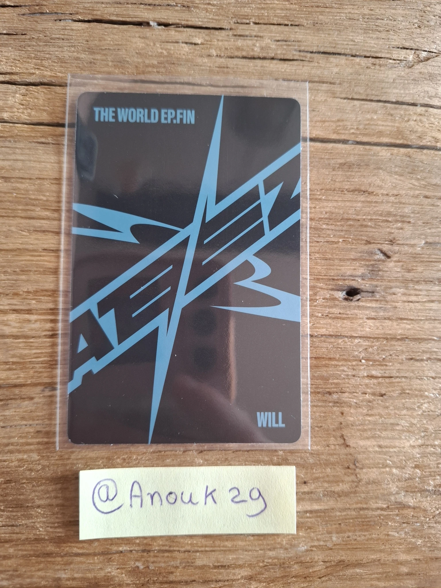 ATEEZ Yunho ATEEZ - Yunho - THE WORLD EP.FIN: WILL Album album photocard listing photo 2