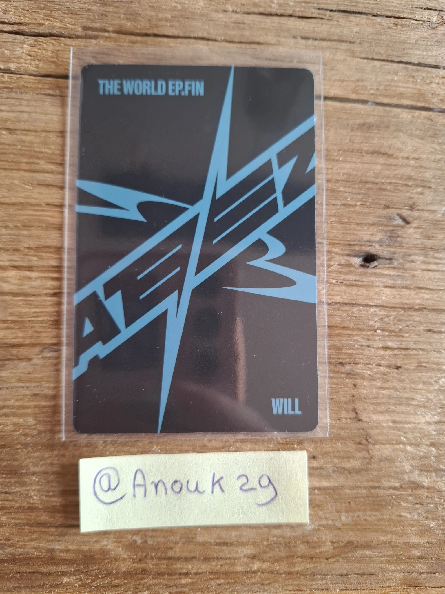 ATEEZ Jongho ATEEZ - Jongho - THE WORLD EP.FIN: WILL Album album photocard Z version version 1 listing photo 2