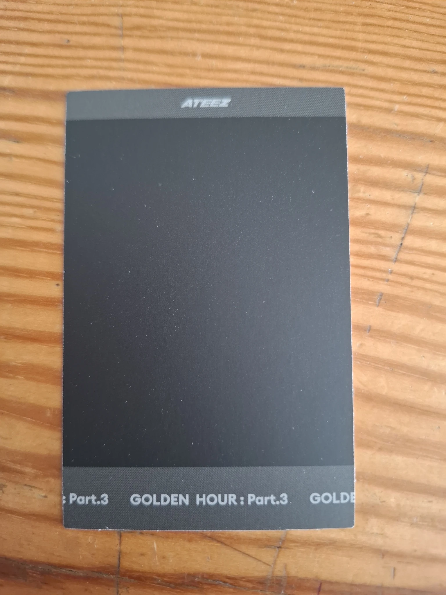 ATEEZ Wooyoung ATEEZ - Wooyoung - Golden Hour : Part.3 Album poca album polaroid  listing photo 2