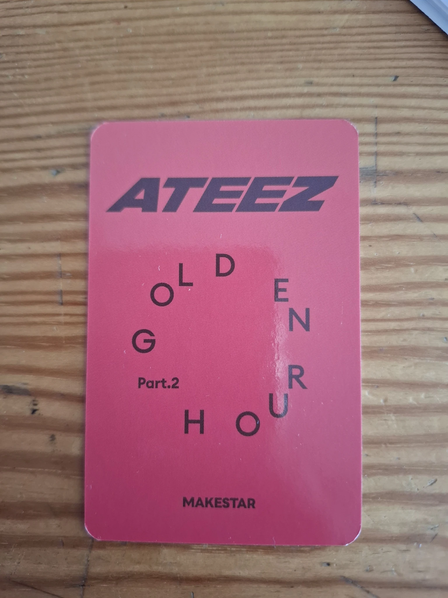 ATEEZ Wooyoung ATEEZ - Wooyoung - Golden Hour : Part.2 Album makestar listing photo 2