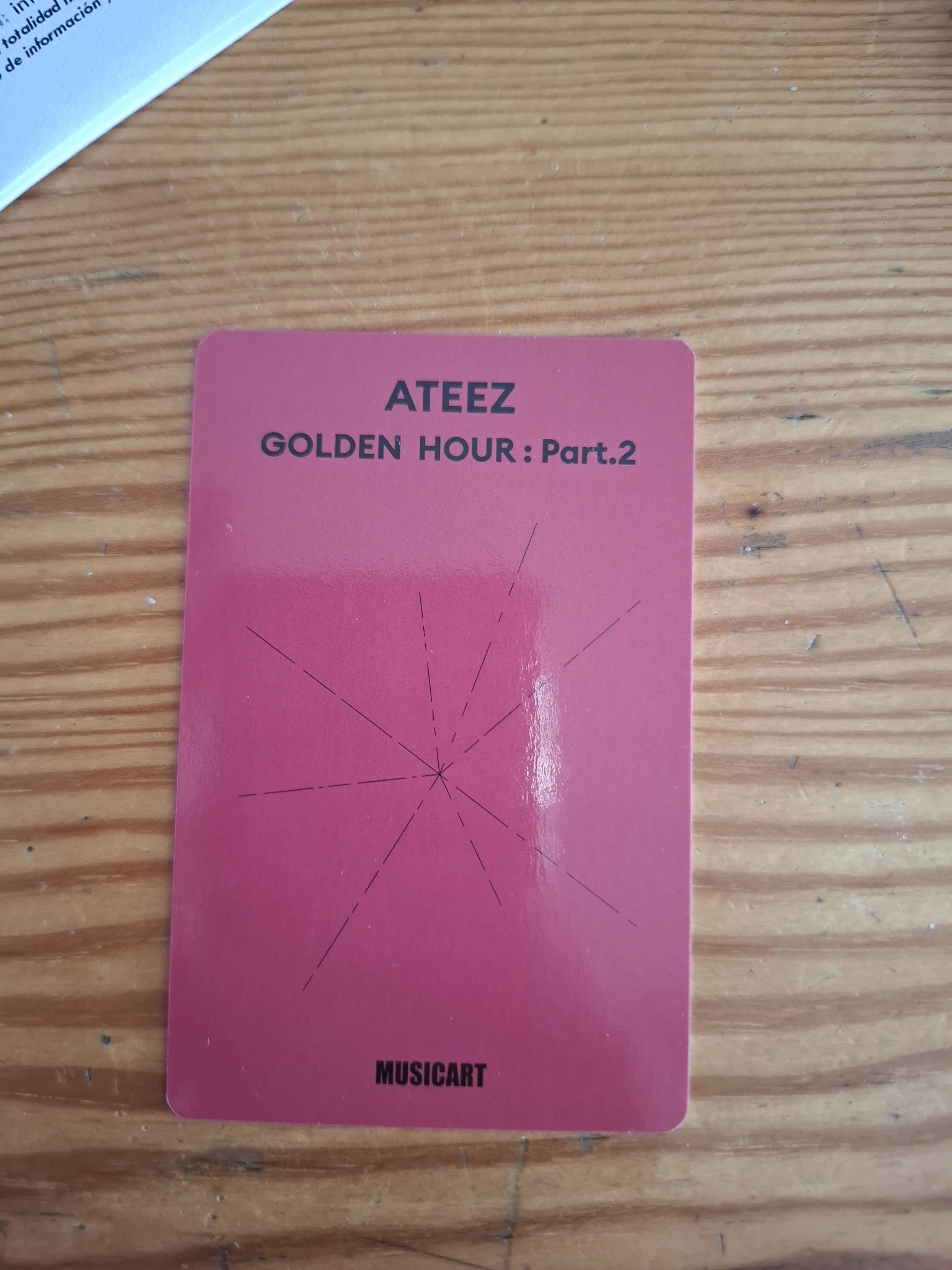 ATEEZ Jongho ATEEZ - Jongho - Golden Hour : Part 2 Album musicart lucky draw listing photo 2