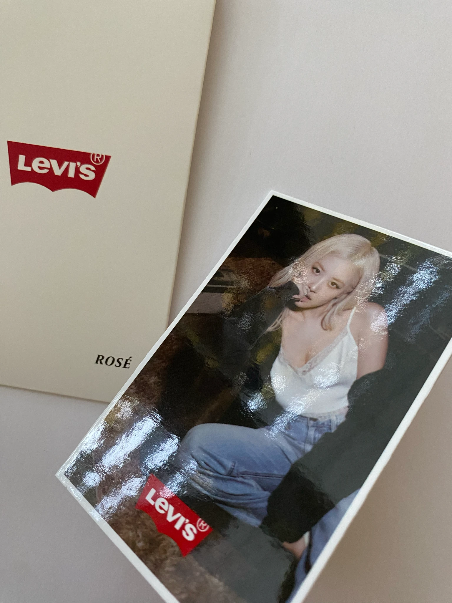 BLACKPINK Rosé BLACKPINK - Rosé - Rosé x Levi's "Behind Every Original" Other purchase benefit brand collaboration listing photo 2