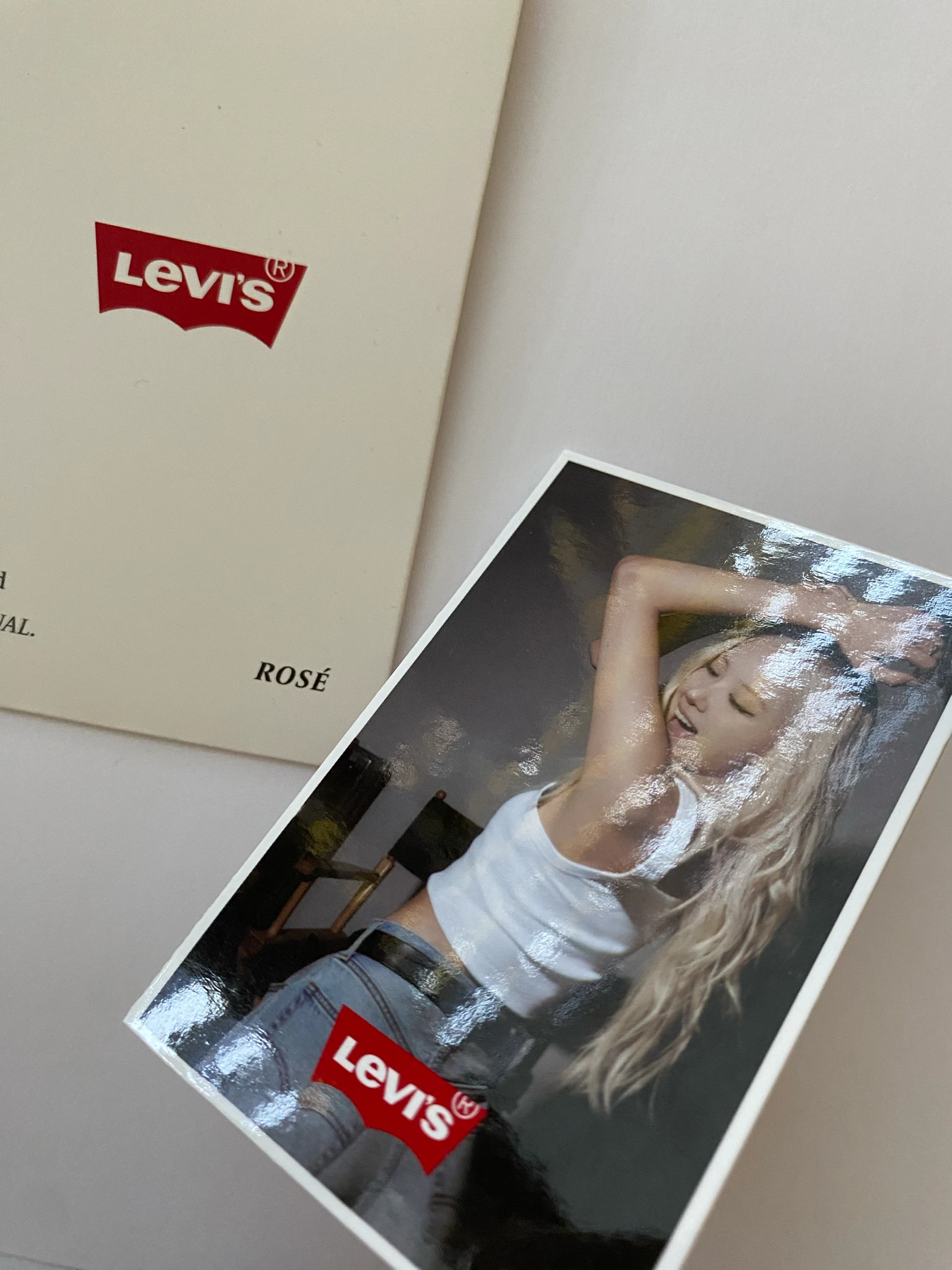 BLACKPINK Rosé BLACKPINK - Rosé - Rosé x Levi's "Behind Every Original" Other purchase benefit brand collaboration listing photo 2