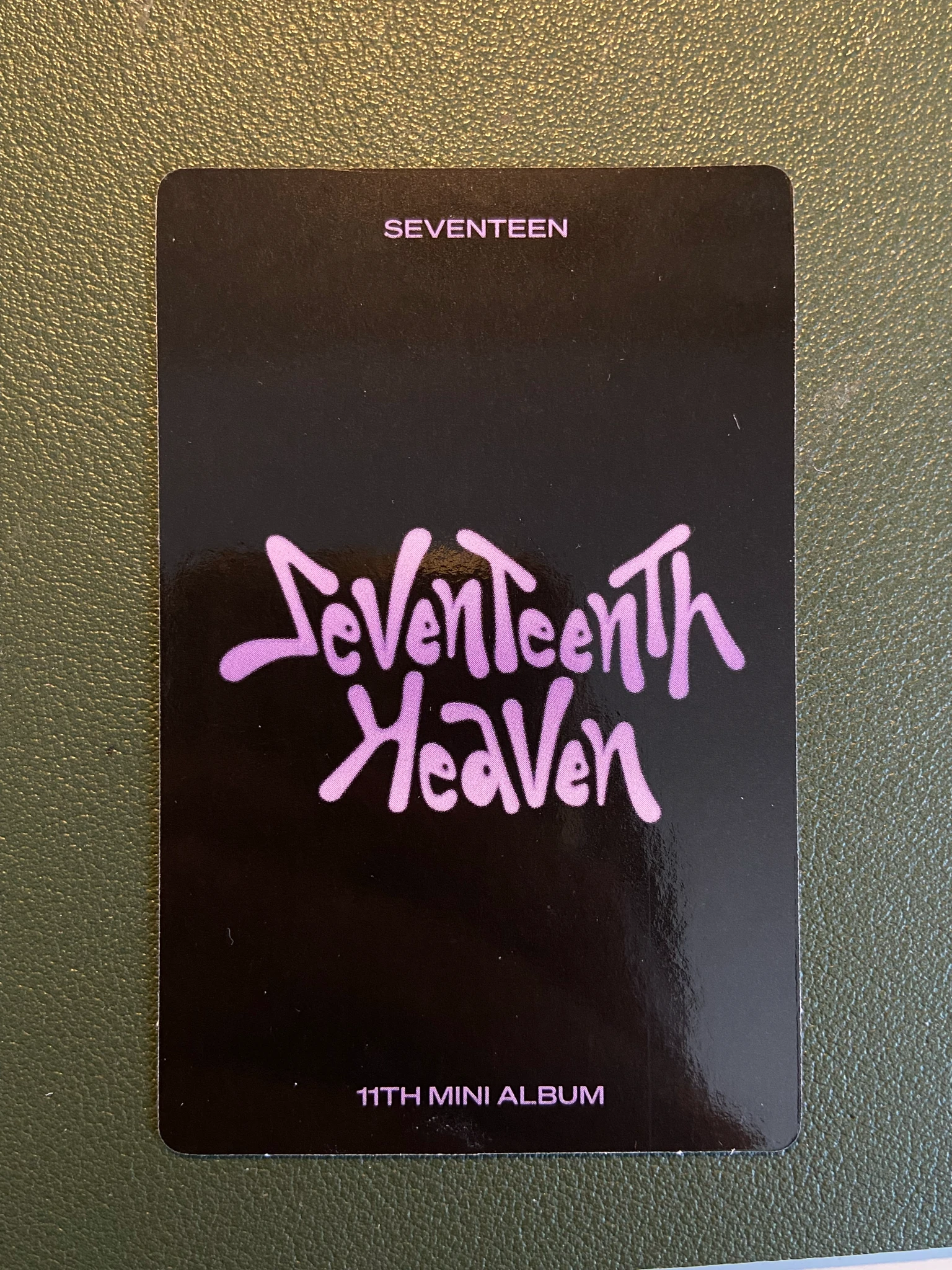 SEVENTEEN Jun SEVENTEEN - Jun - Seventeenth Heaven Album album photocard 10:23 PM version listing photo 2