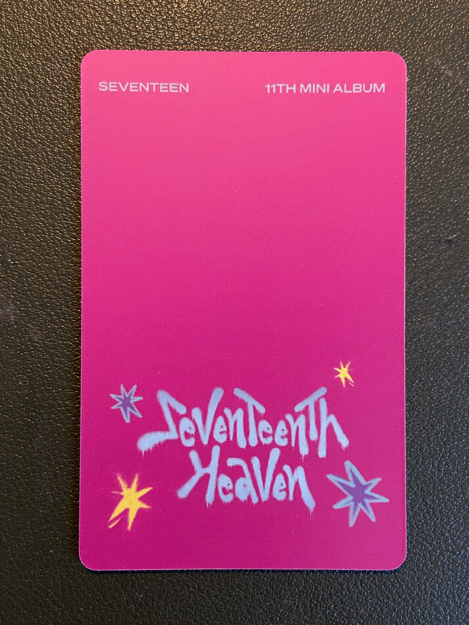 SEVENTEEN Jun SEVENTEEN - Jun - Seventeenth Heaven Album pob (pre-order benefit) youtube gift listing photo 2