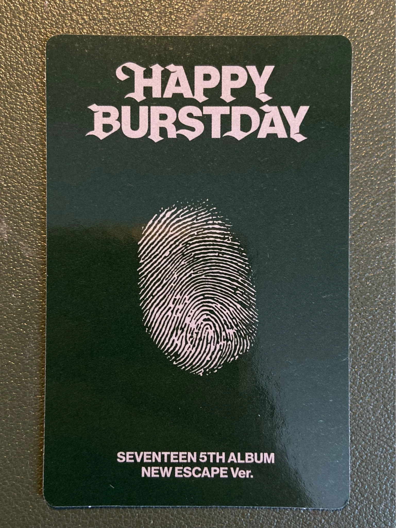 SEVENTEEN Jun SEVENTEEN - Jun - HAPPY BURSTDAY Album album photocard listing photo 2