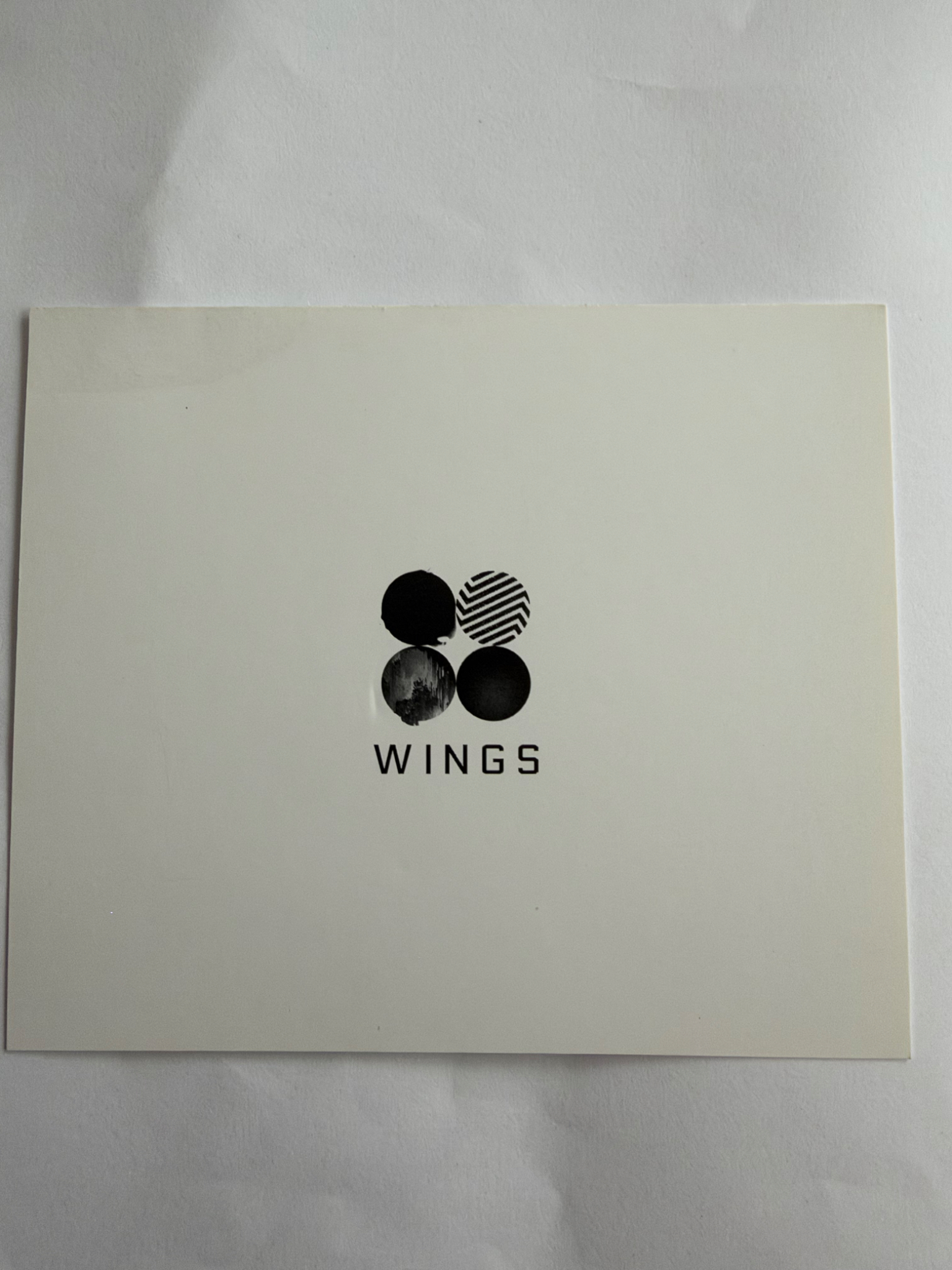 BTS BTS - Wings Album album photocard non-standard size listing photo 2