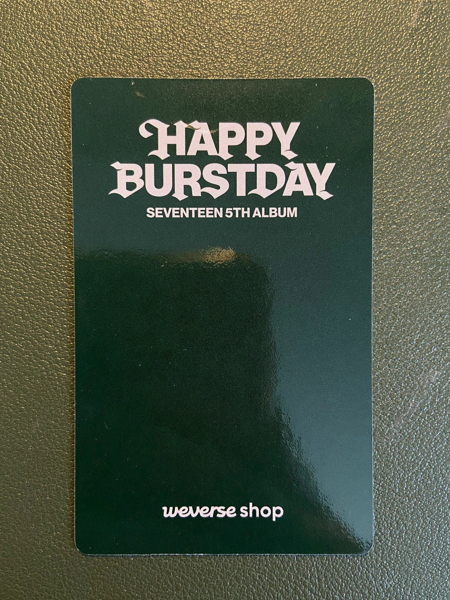 SEVENTEEN Vernon SEVENTEEN - Vernon - HAPPY BURSTDAY Album weverse shop pre-order benefit listing photo 2