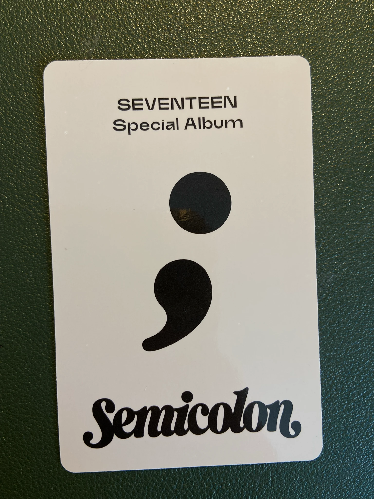 SEVENTEEN Vernon SEVENTEEN - Vernon - Semicolon Album album photocard listing photo 2