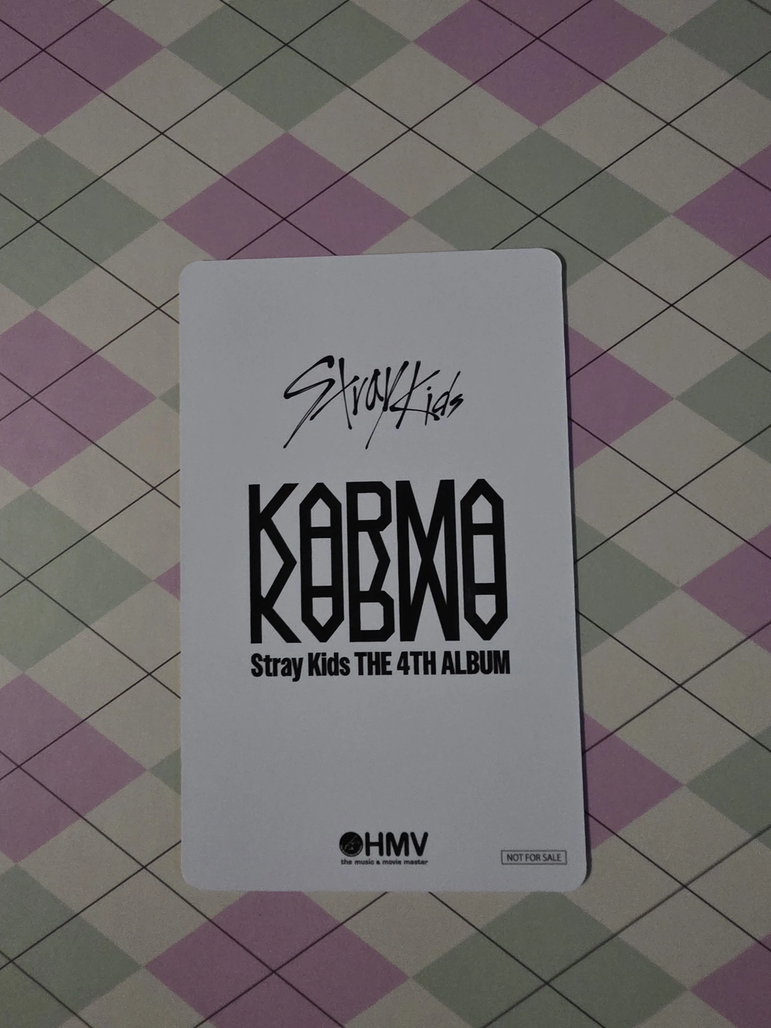Stray Kids Lee Know Stray Kids - Lee Know - KARMA Album B version lucky draw (LD) hmv japan listing photo 2